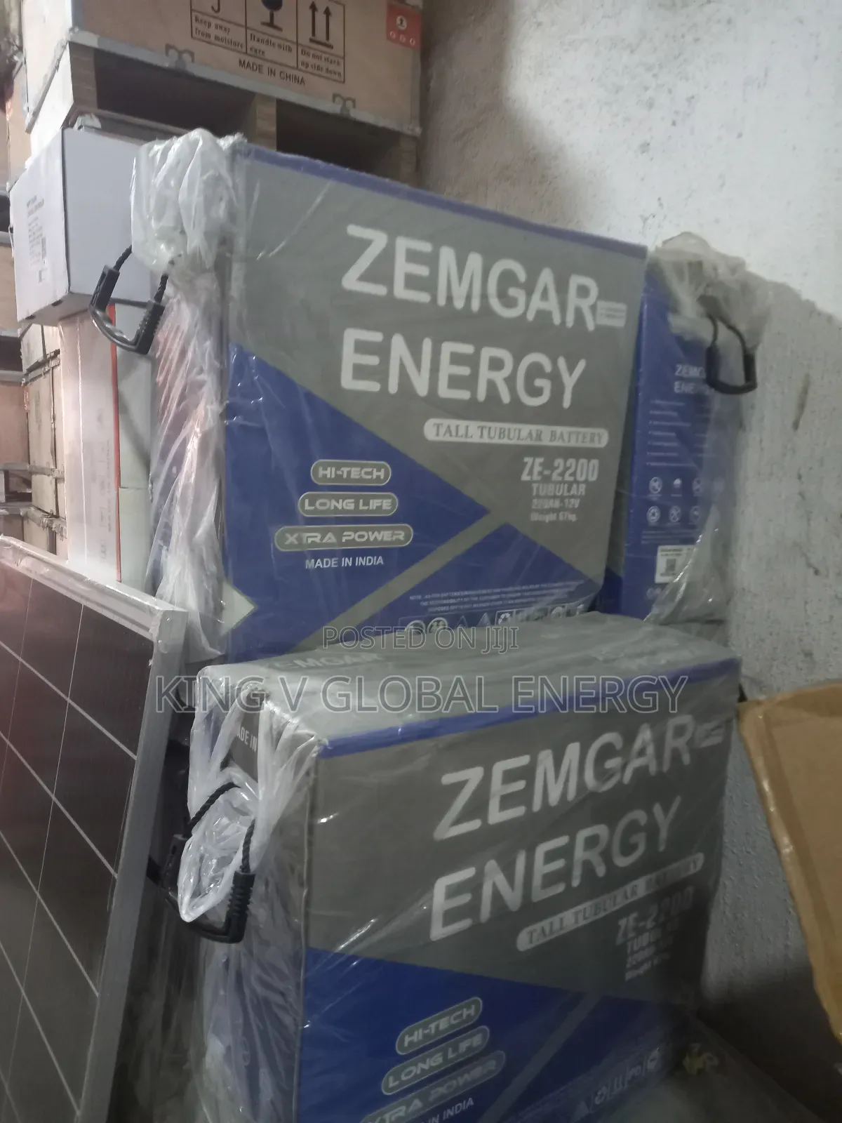 Zemgar Energy 220ah/12v Tall Tubular Battery
