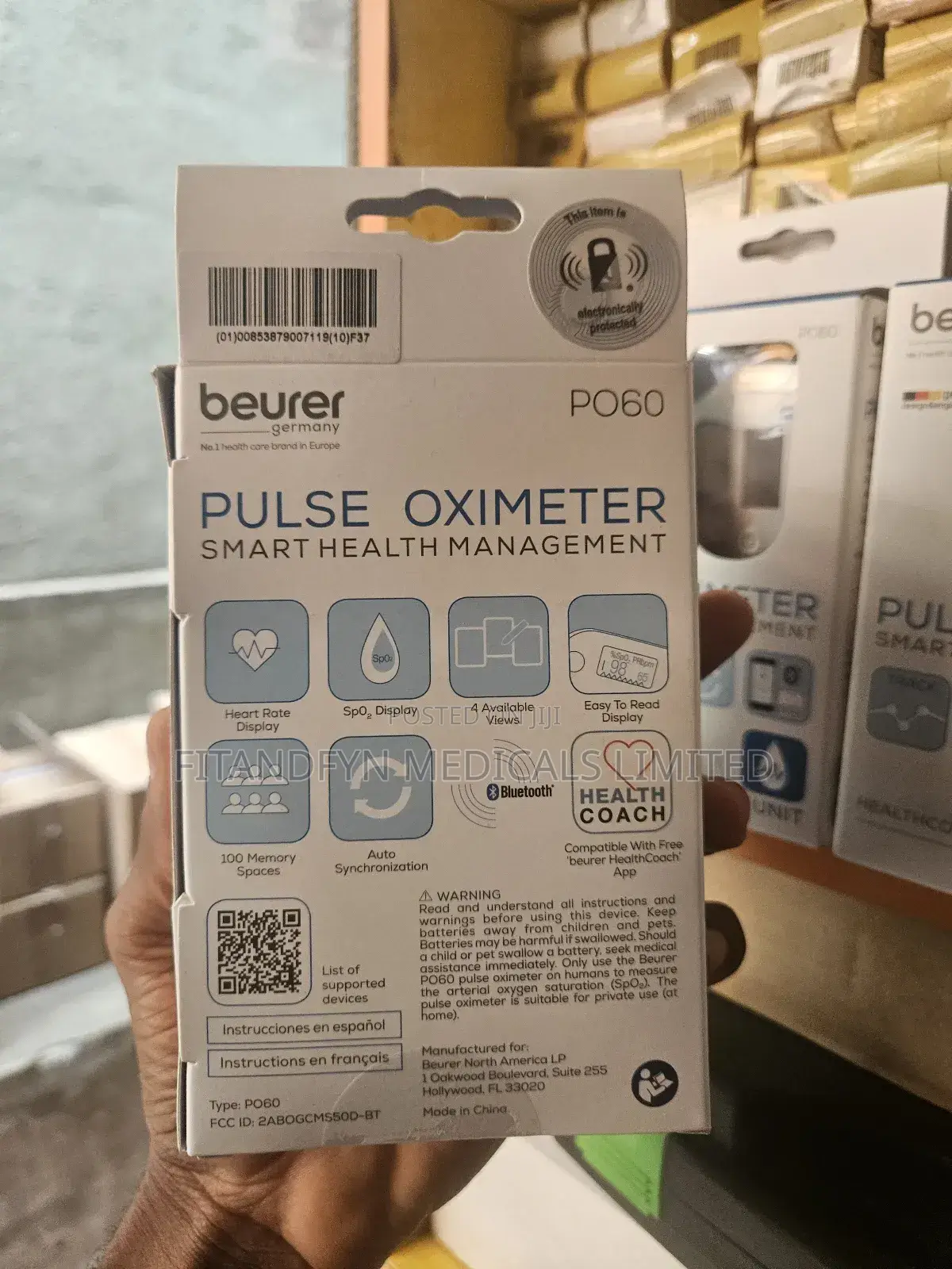 Pulse Oximeter  Beurer Smart Health Management