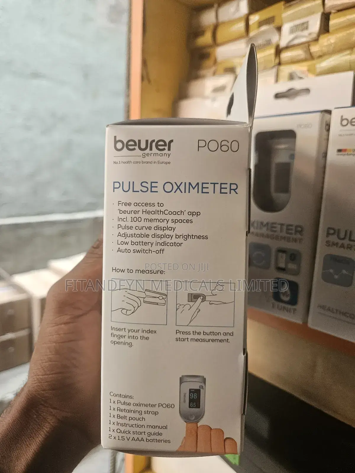 Pulse Oximeter  Beurer Smart Health Management
