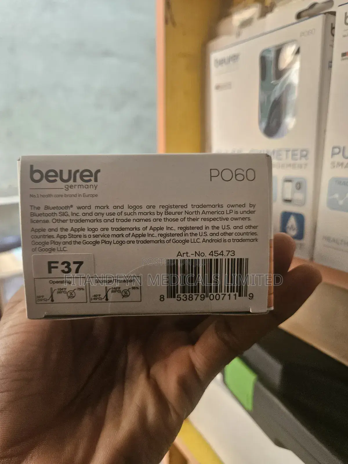 Pulse Oximeter  Beurer Smart Health Management