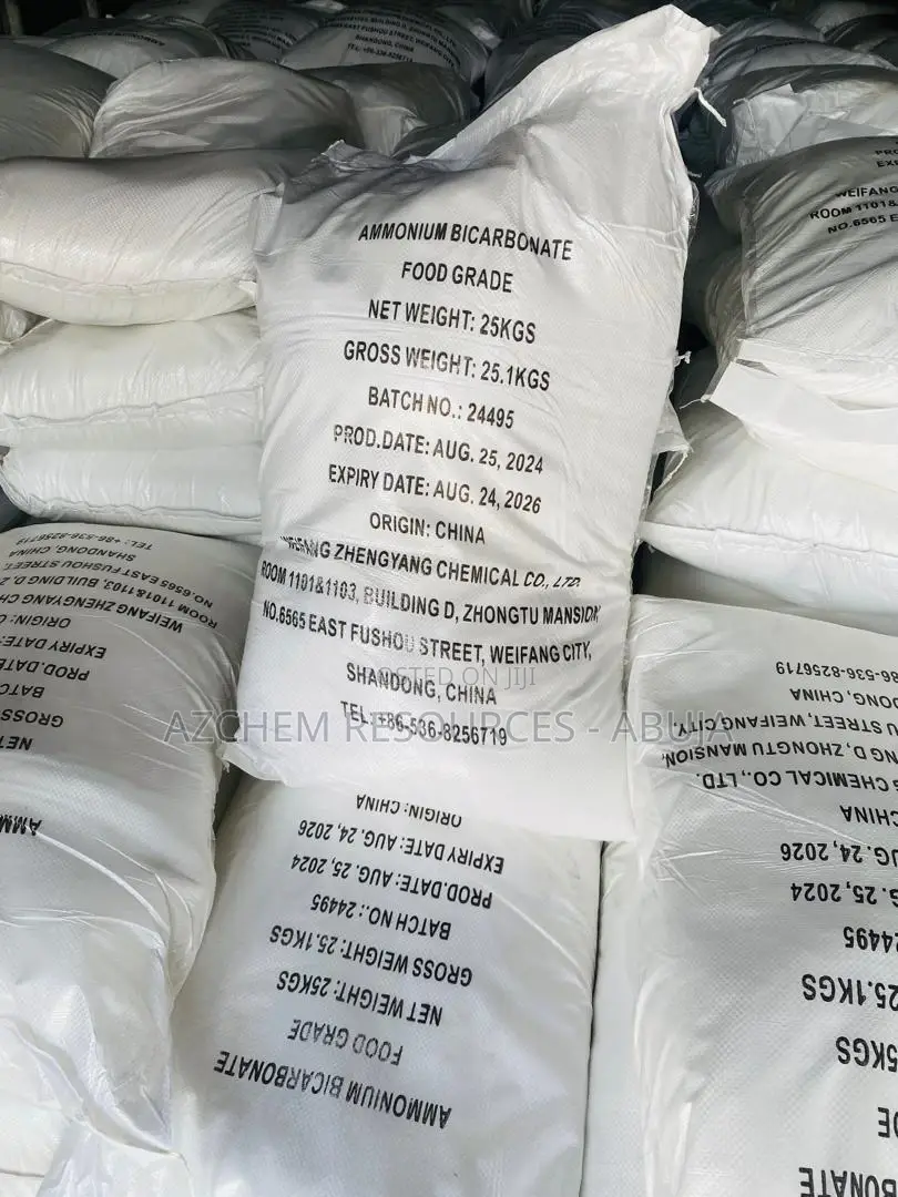 Ammonium Bicarbonate – 25kg Bag (Food Grade)