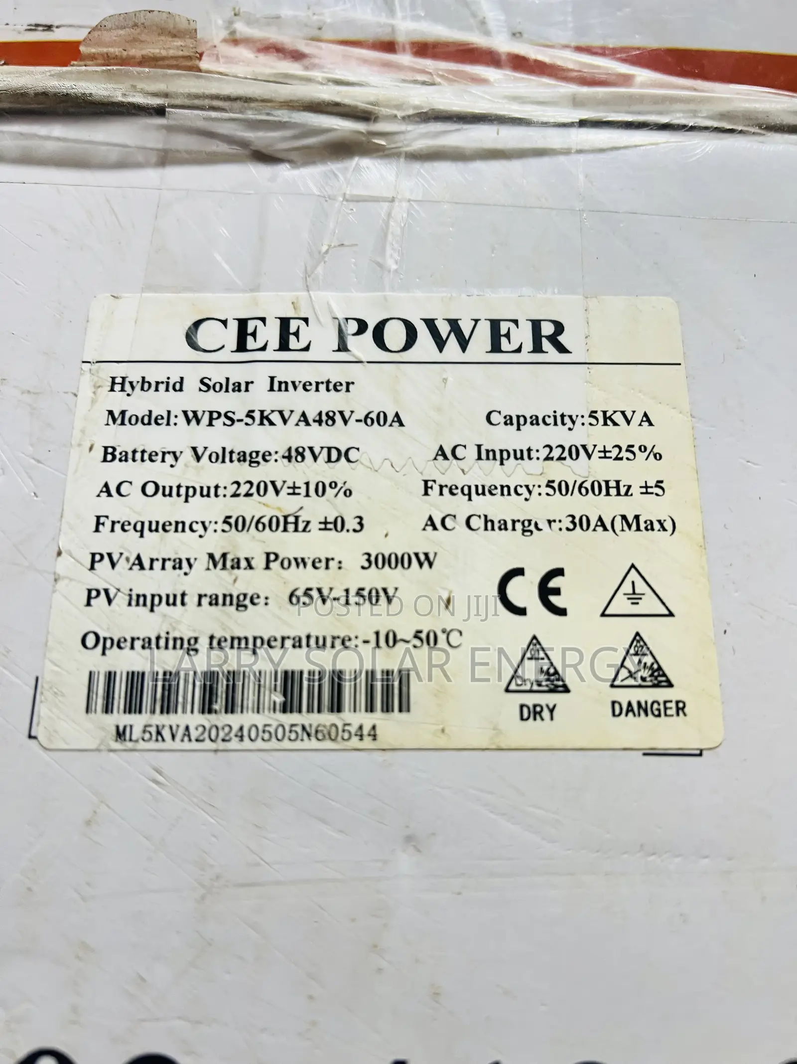 5kva/48v Hybrid Care Power Solar Inverter