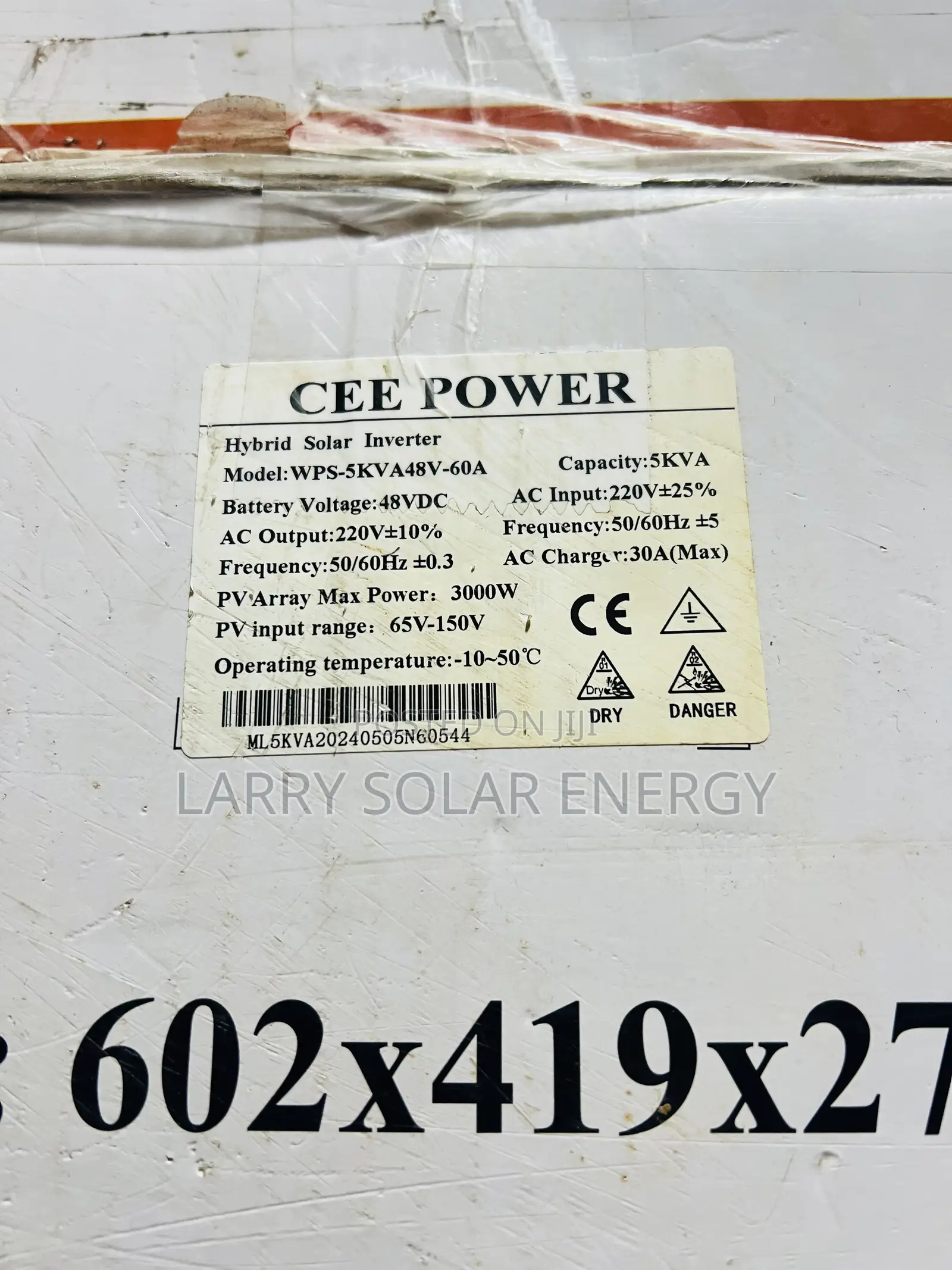 5kva Hybrid Cee Power Solar Inverter