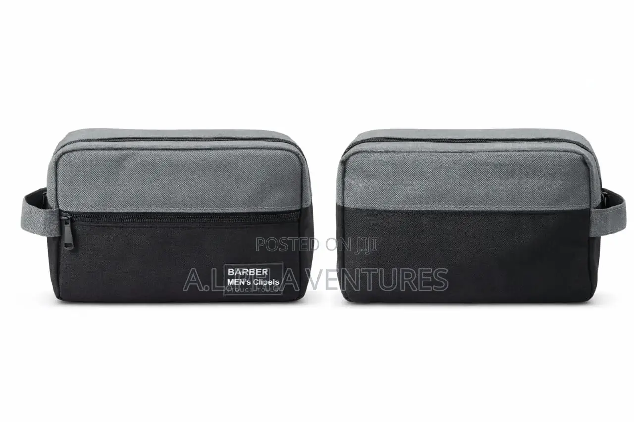 Professional Barber Clipper Tools Storage Bag – Black Grey Men's
