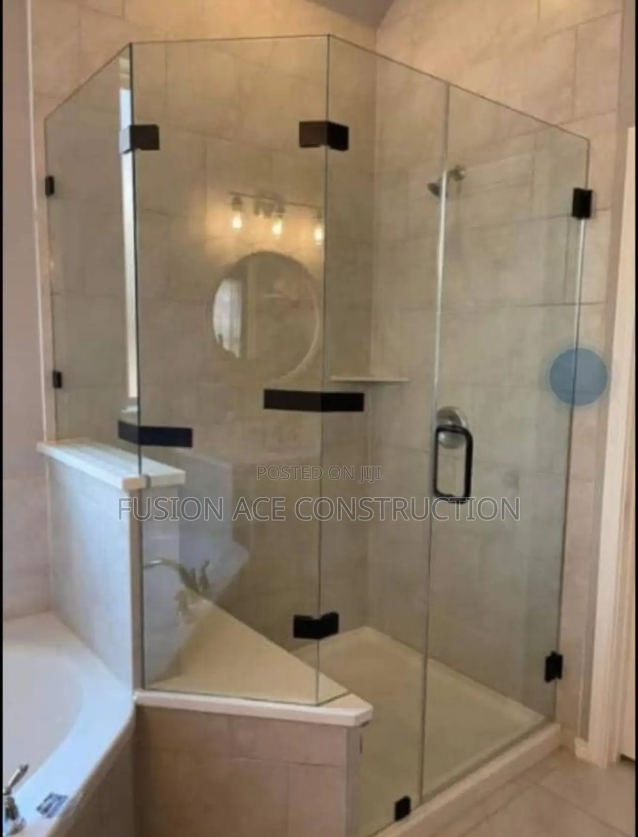 Toilet / Bathroom Glass Cubicle Door
