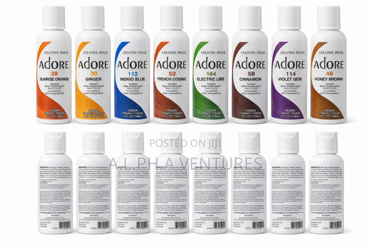 Creative Image Adore -Permanent Hair Dye 8 Shades 4 Fl Oz / 118ml Each