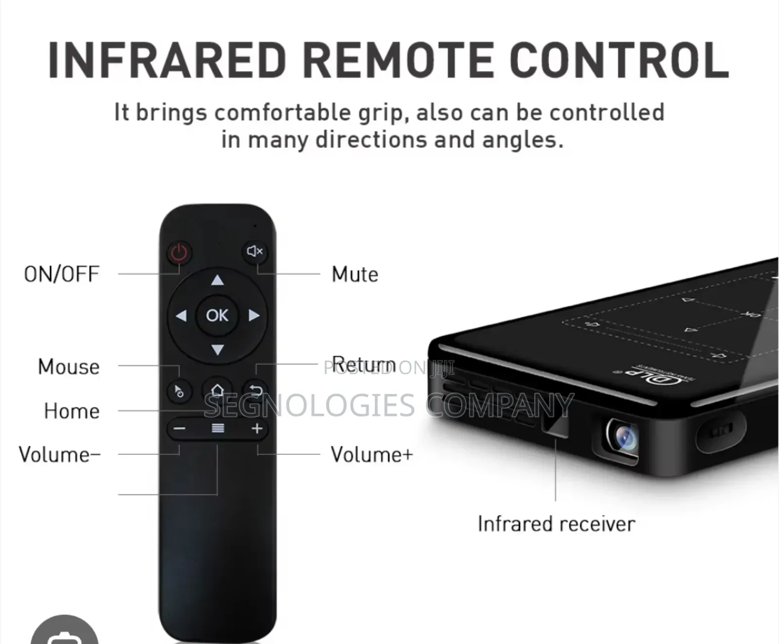 Smart P09-Ii DLP Mini Portable Android 3d Projector
