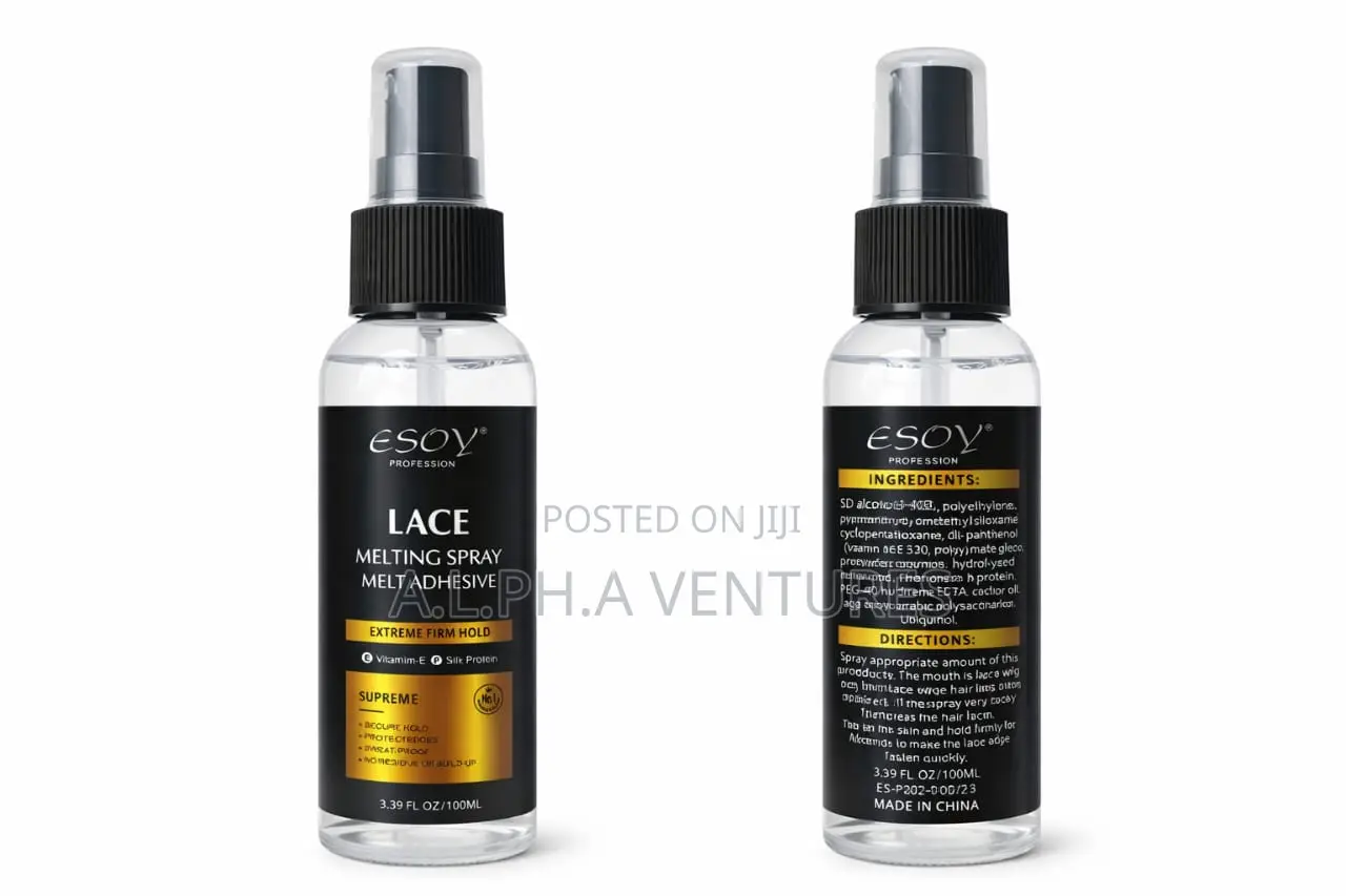 Esoy Professional Lace Melting Spray Melt Adhesive Extreme Firm 100ml