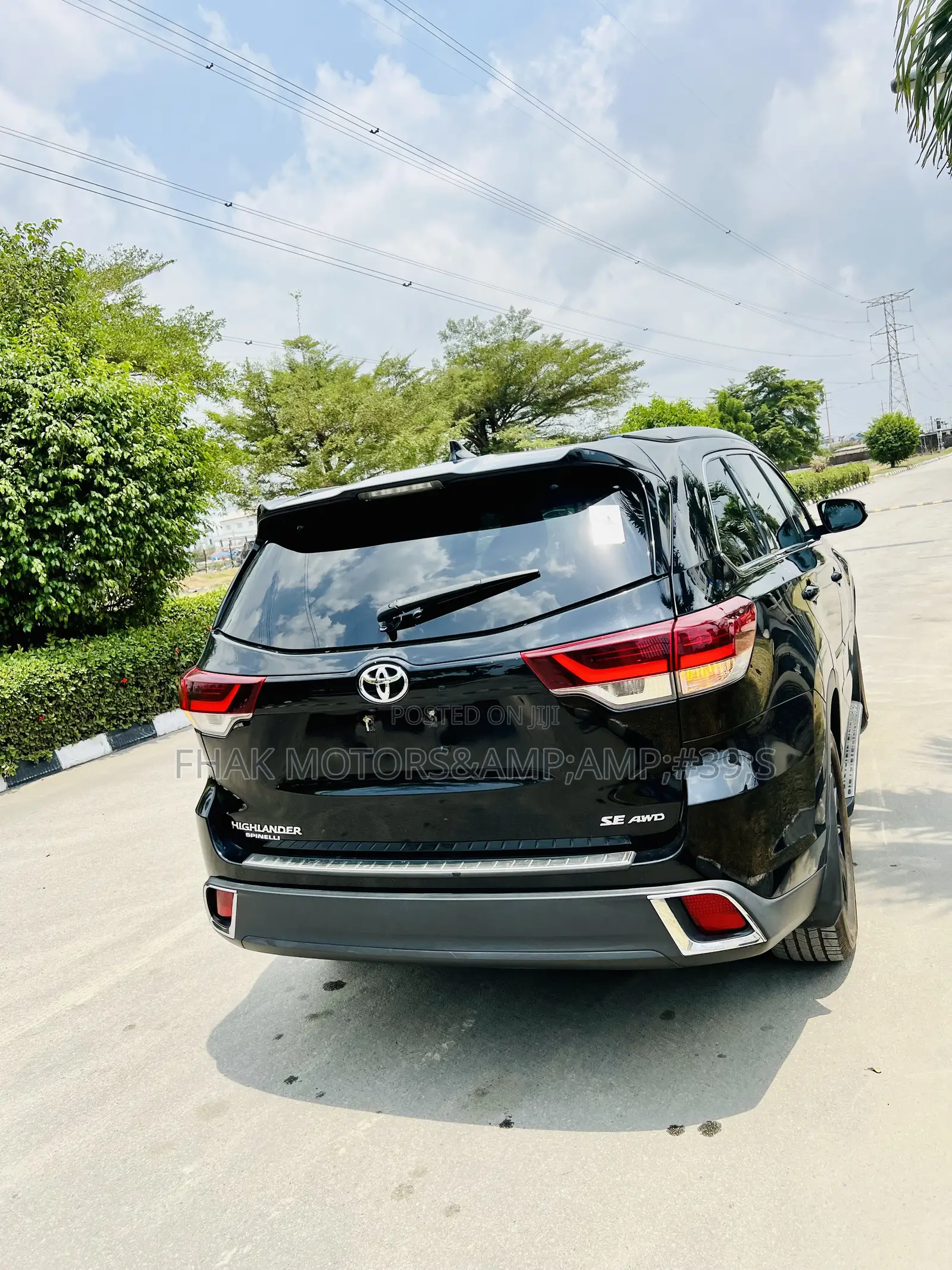 Toyota Highlander SE 2019 Black