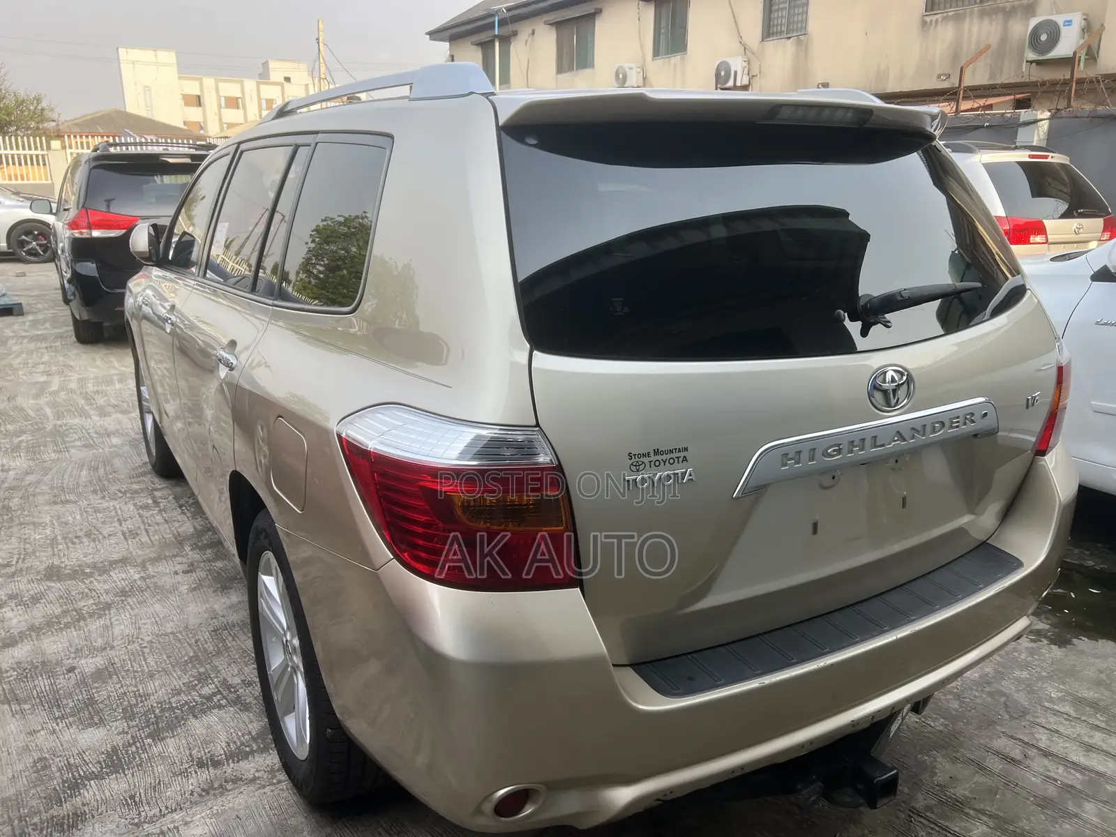 Toyota Highlander Limited 2008 Gold