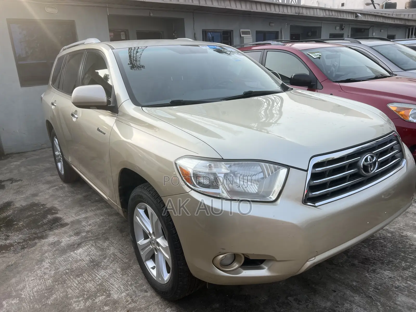 Toyota Highlander Limited 2008 Gold