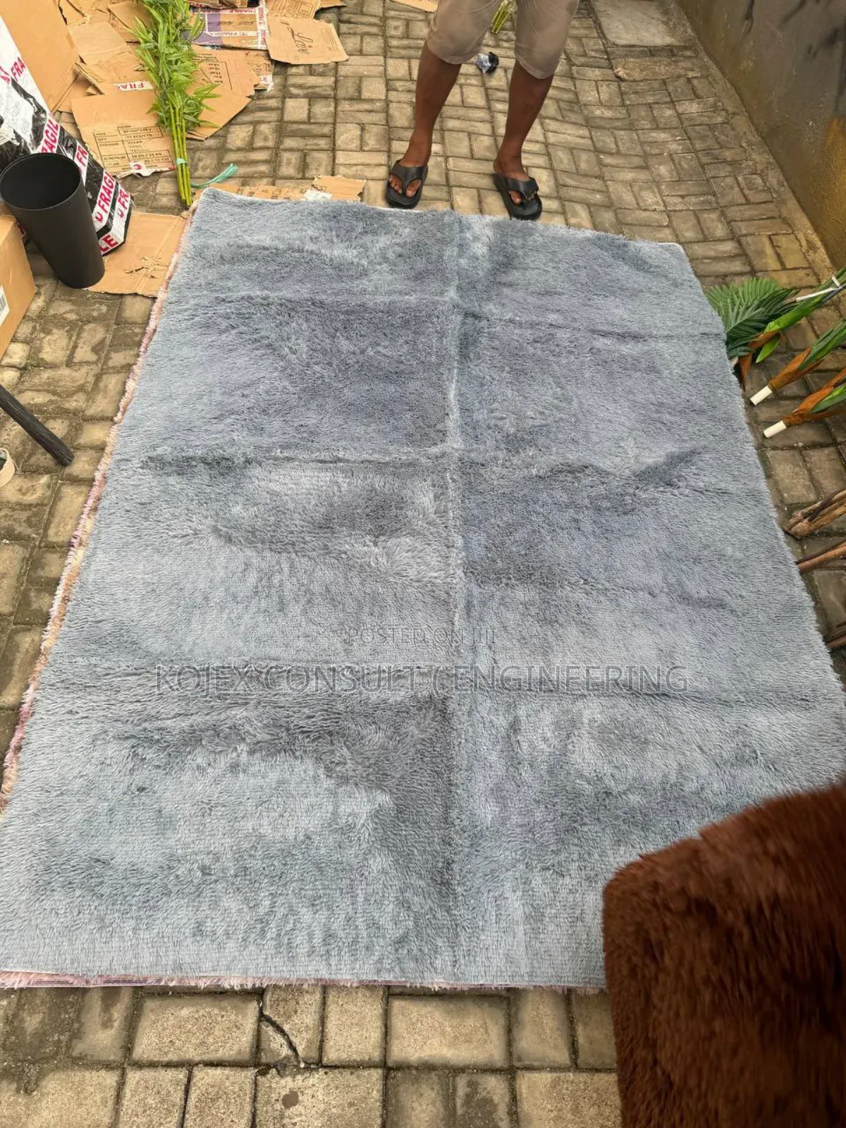 New Colors 
Qualify Fluffy Fur Rug Rug 
5feet by 7 Feet
