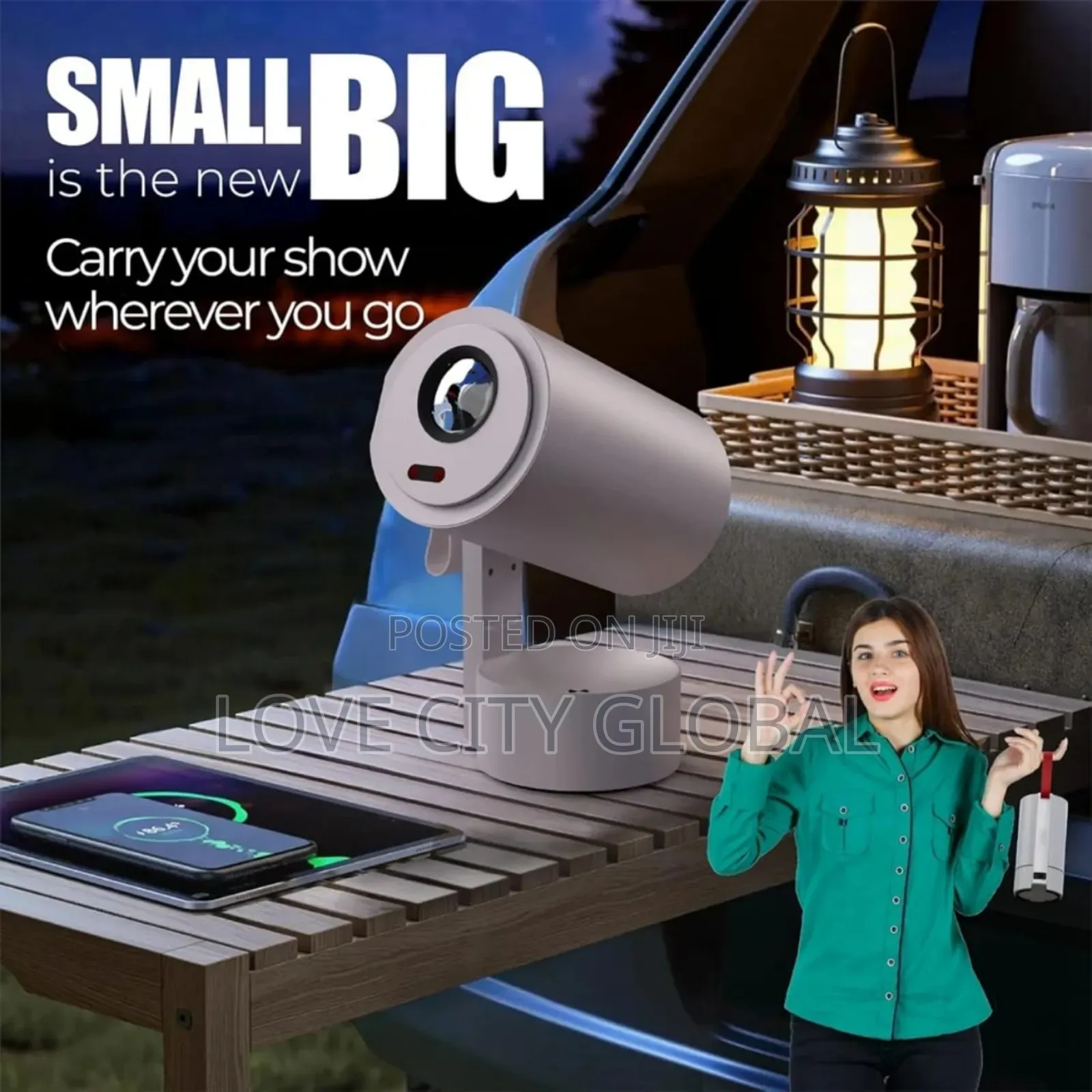 B5 Projector Android 13. 2.4/5g Wifi 6 Bt 4krechargeable 150" Display