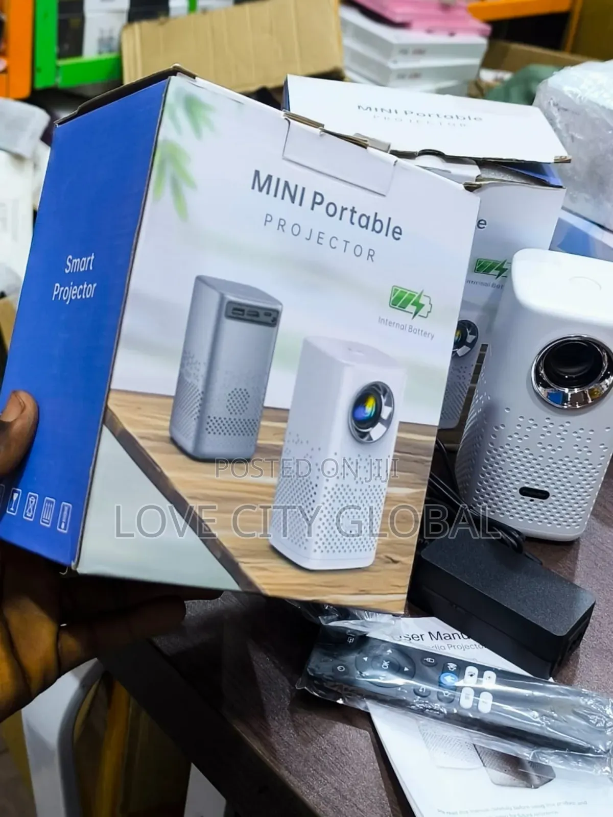Outdoor H1p B7 Smart Android Wifi Full Hd Mini Battery Projector