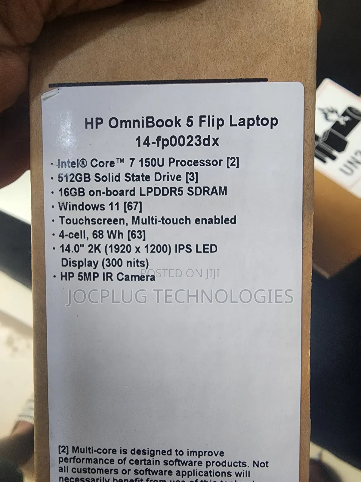 New HP OmniBook 5 Flip 14-fp0023dx 16GB Intel Core Ultra 7 SSD 512GB