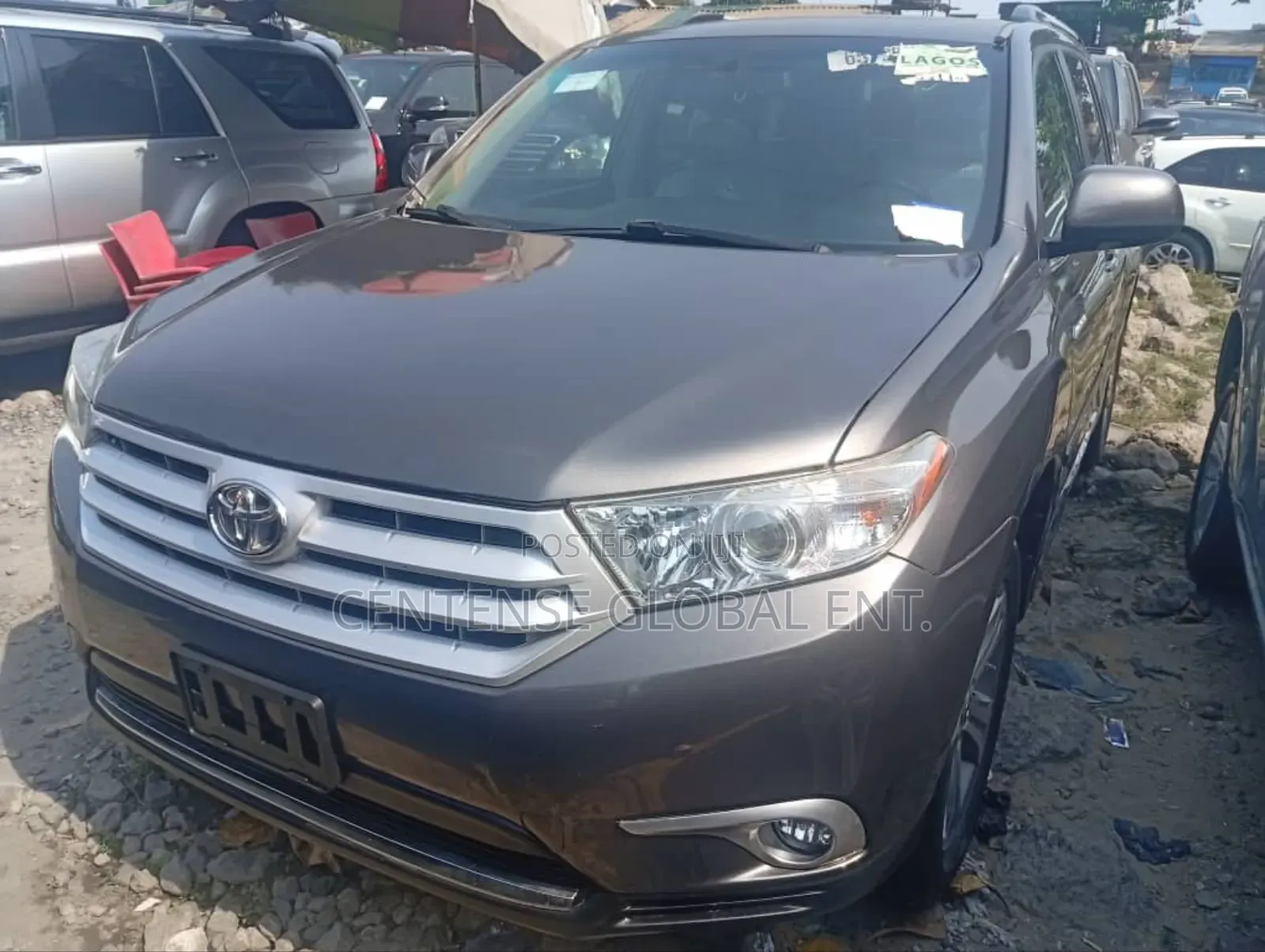 Toyota Highlander Limited 2012 Gray