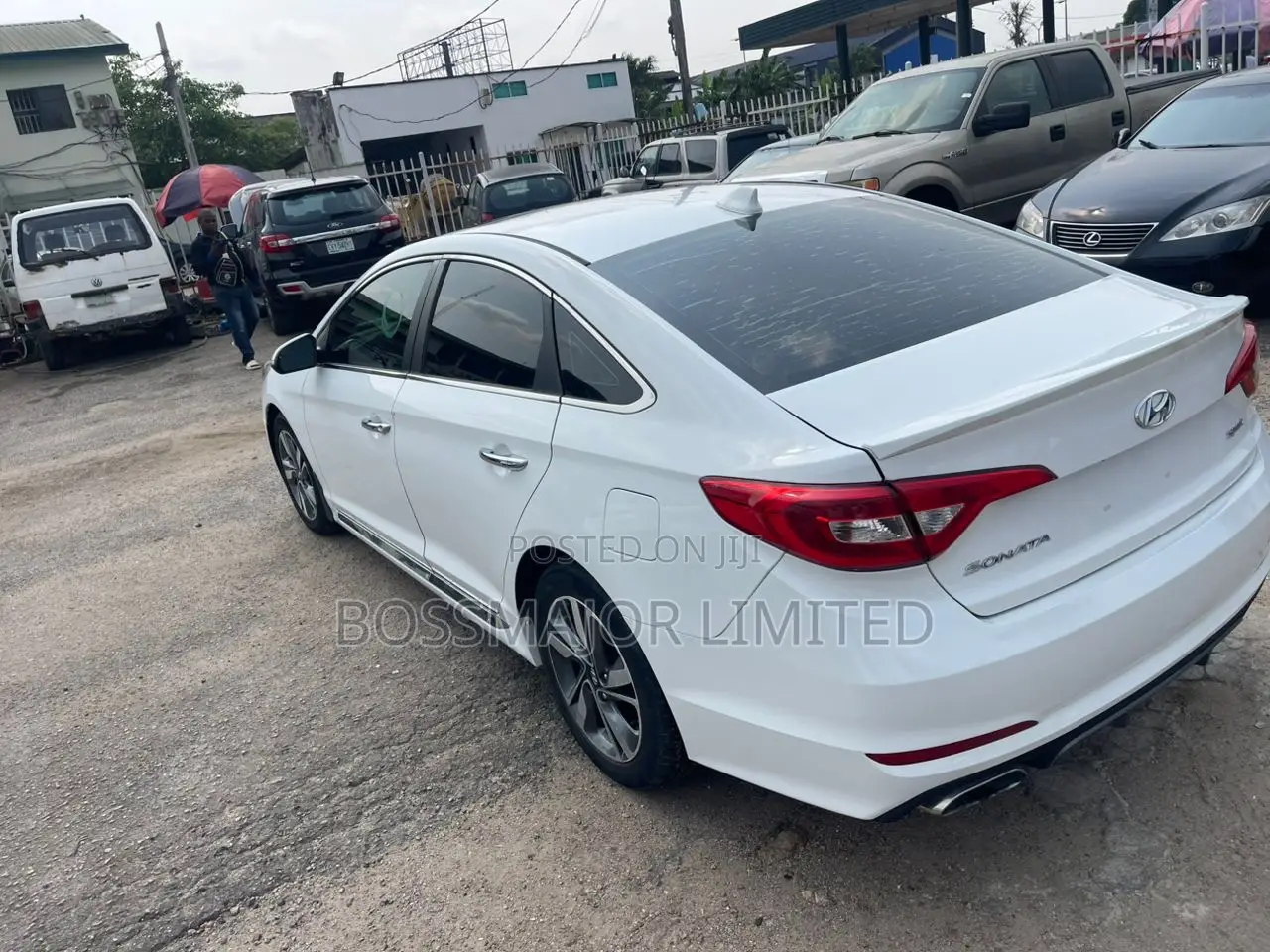 Hyundai Sonata Sport PZEV 4dr Sedan (2.4L 4cyl 6A) 2015 White