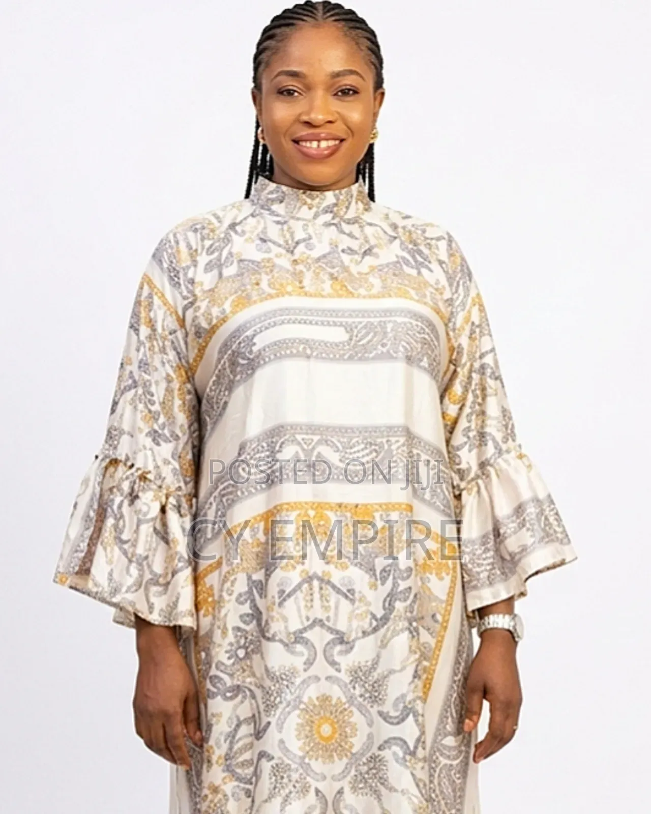 Sultana Scarf-Print Maxi