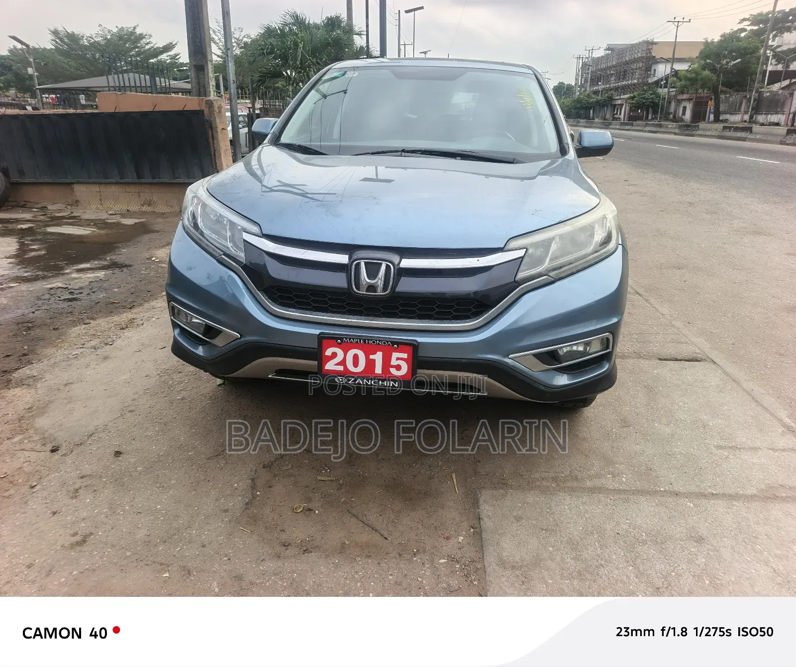 Honda CR-V EX-L 4dr SUV (2.4L 4cyl CVT) 2015 Blue