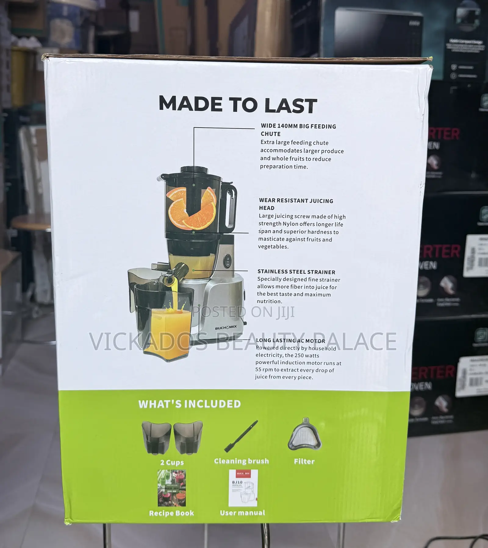 Buchymix Juicer With Heavy Duty Motor - Bj10
