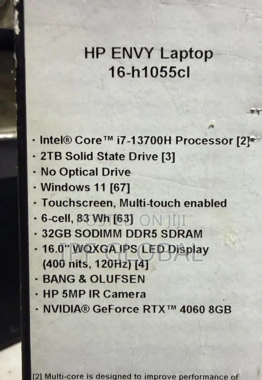 New Laptop HP Envy 16 Gaming 16-h1023dx 16GB Intel Core i7 SSD 1T