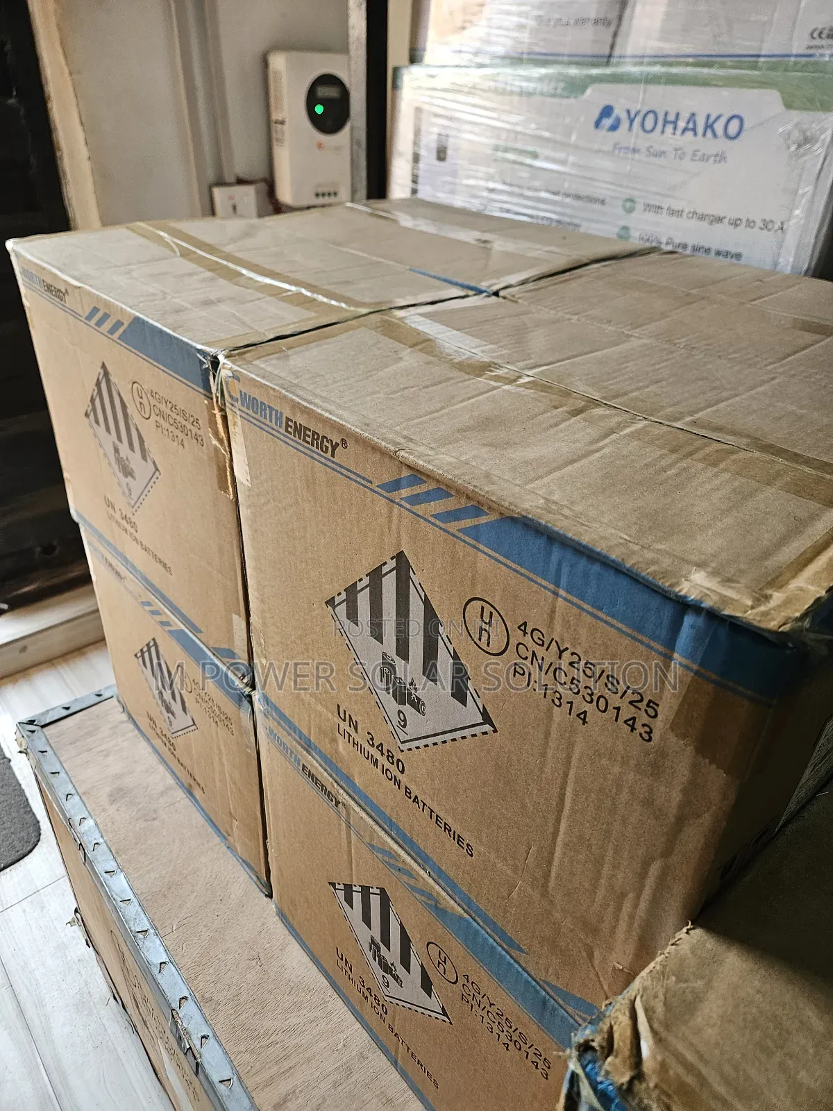 1.28kwh 12v Cworth Energy Solar Lithium Battery