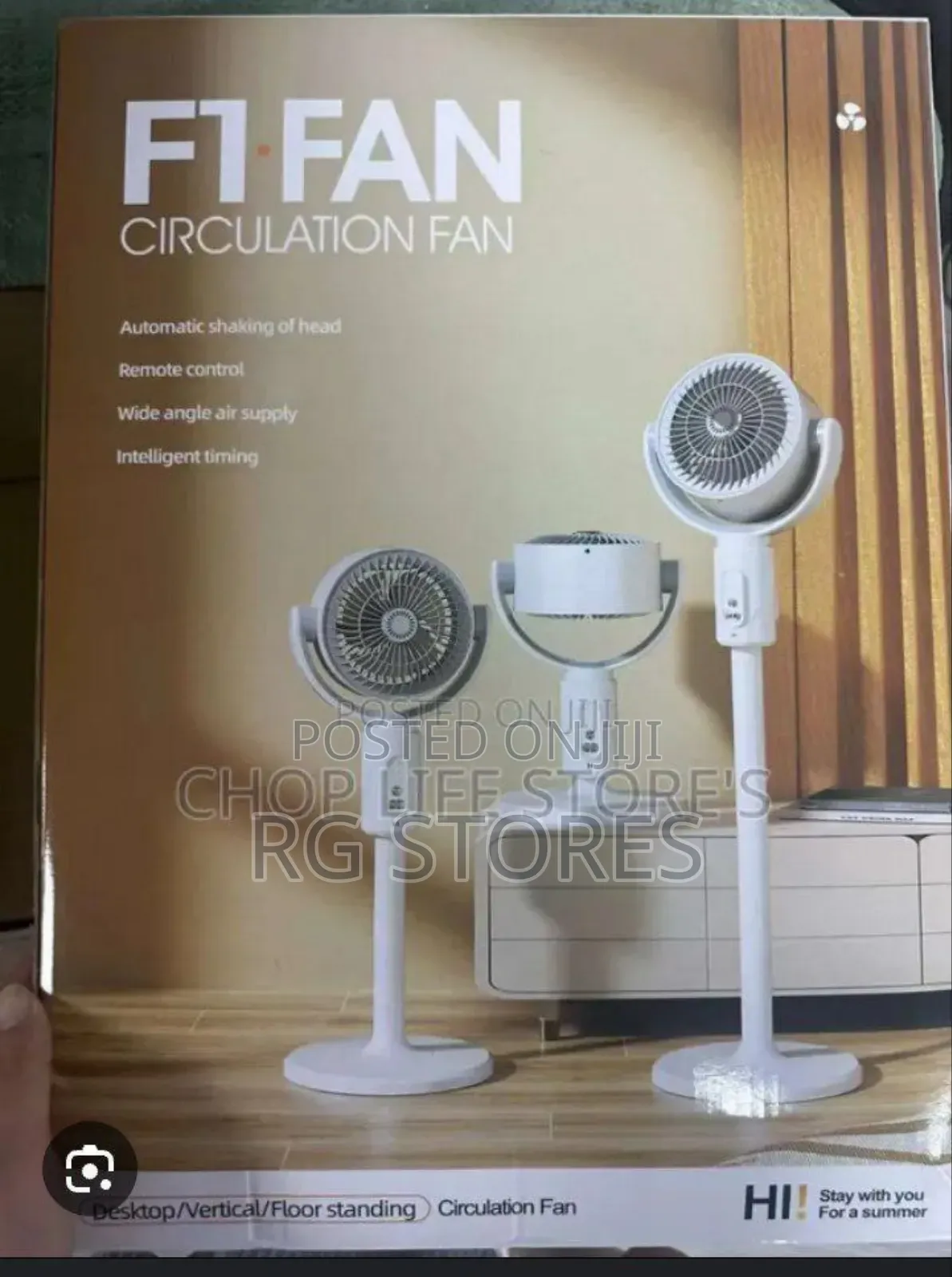 F1 Fan Circulation Fan
