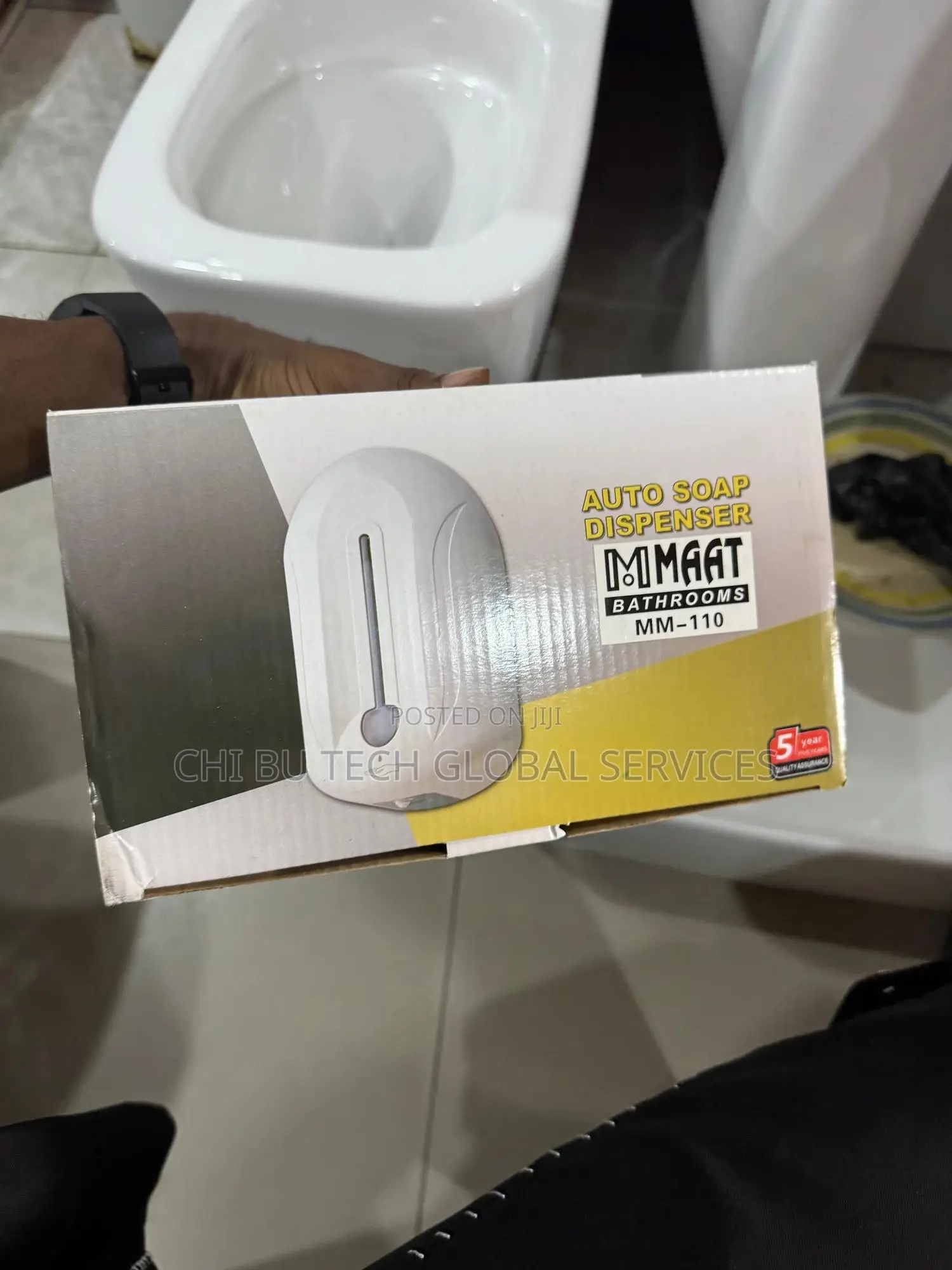 Maat Bathrooms Automatic Soap Dispenser (Model Mm-110).
