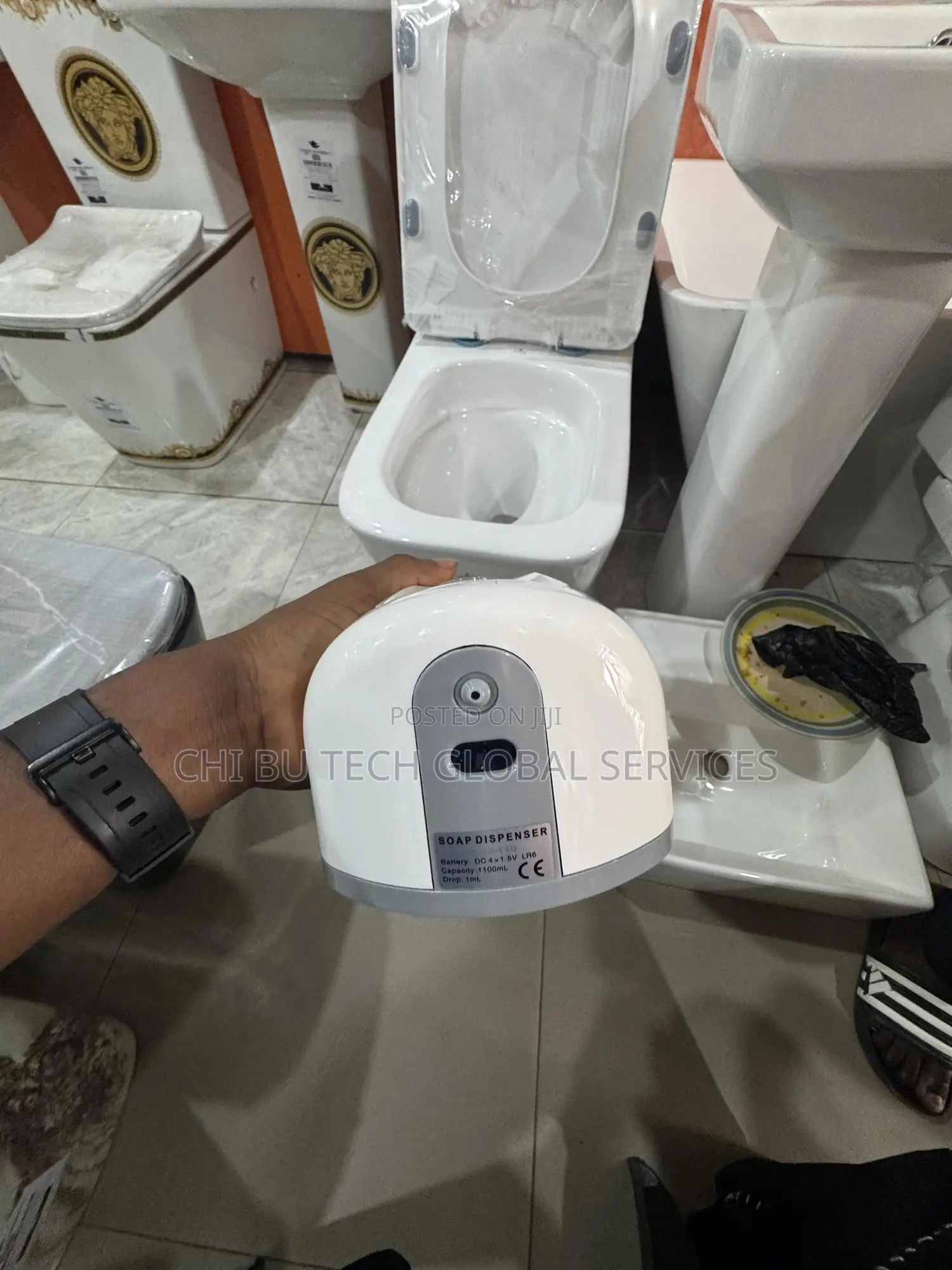 Maat Bathrooms Automatic Soap Dispenser (Model Mm-110).
