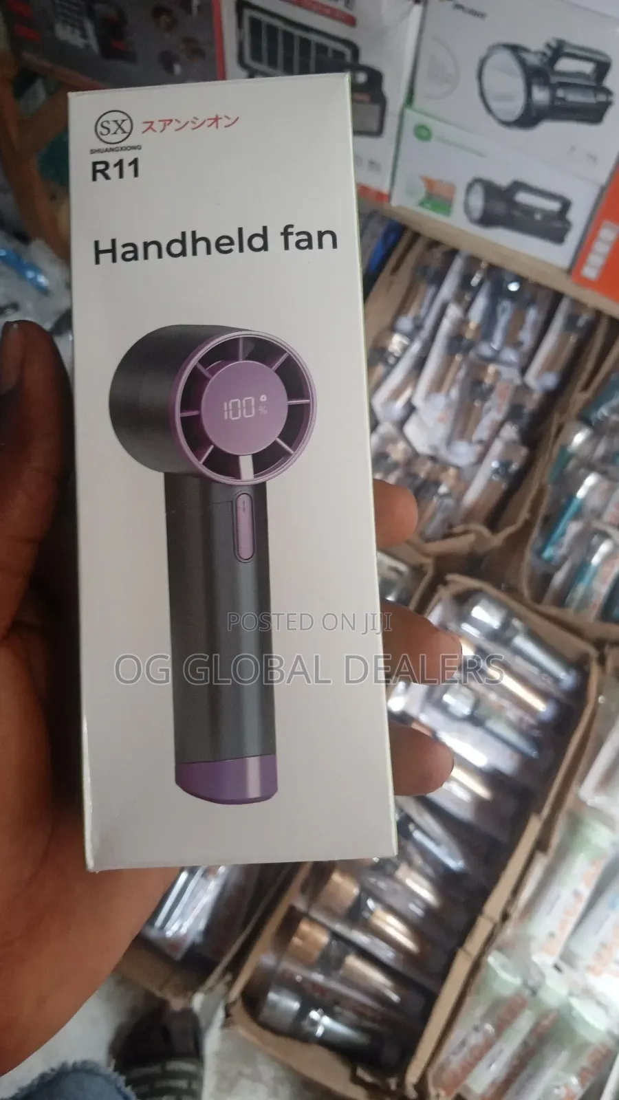 Handheld Digital Rechargeable Fan (R11 Model)