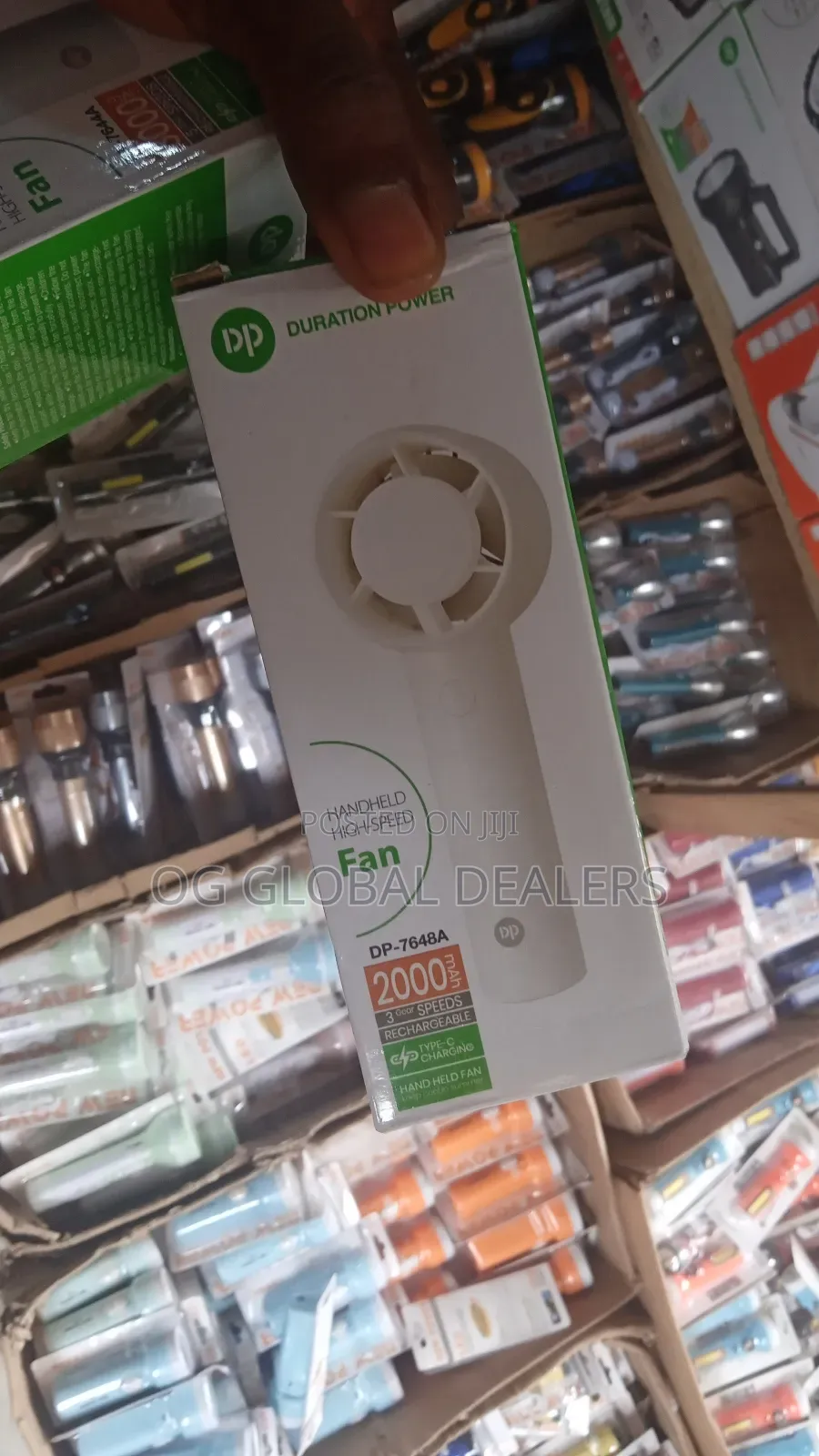 Dp Rechargeable on the Go Hand Fan