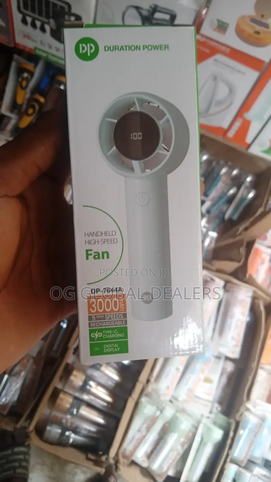 Dp Rechargeable Hand Fan