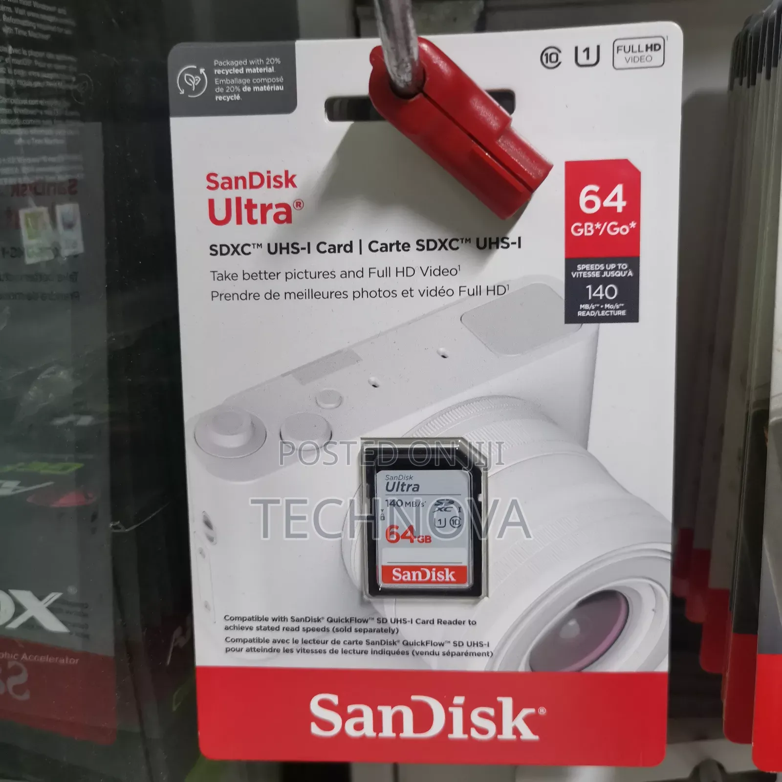 Sandisk 64gb Ultra Sd 140mbps