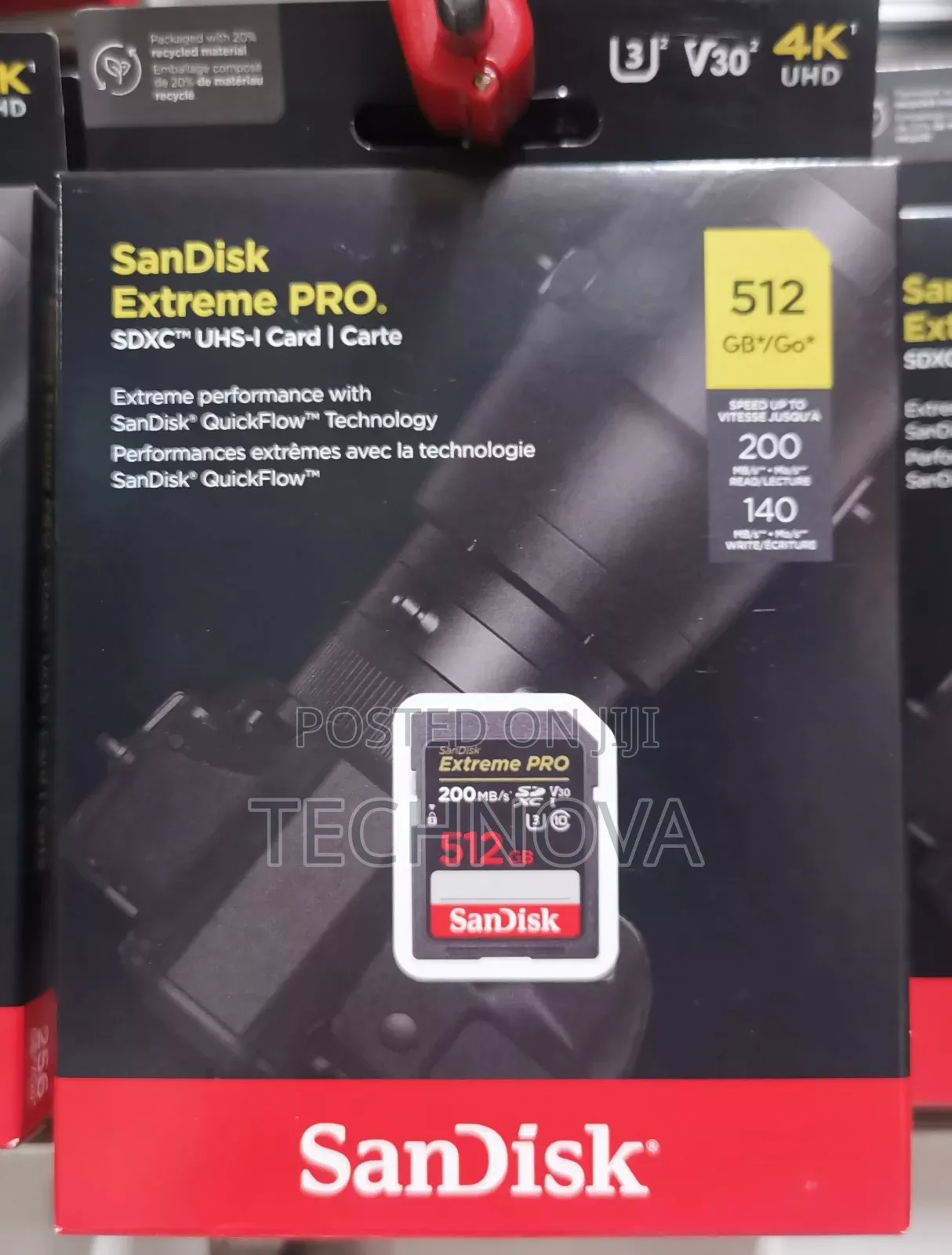 Sandisk 512gb Extreme Pro Sd 200mbps