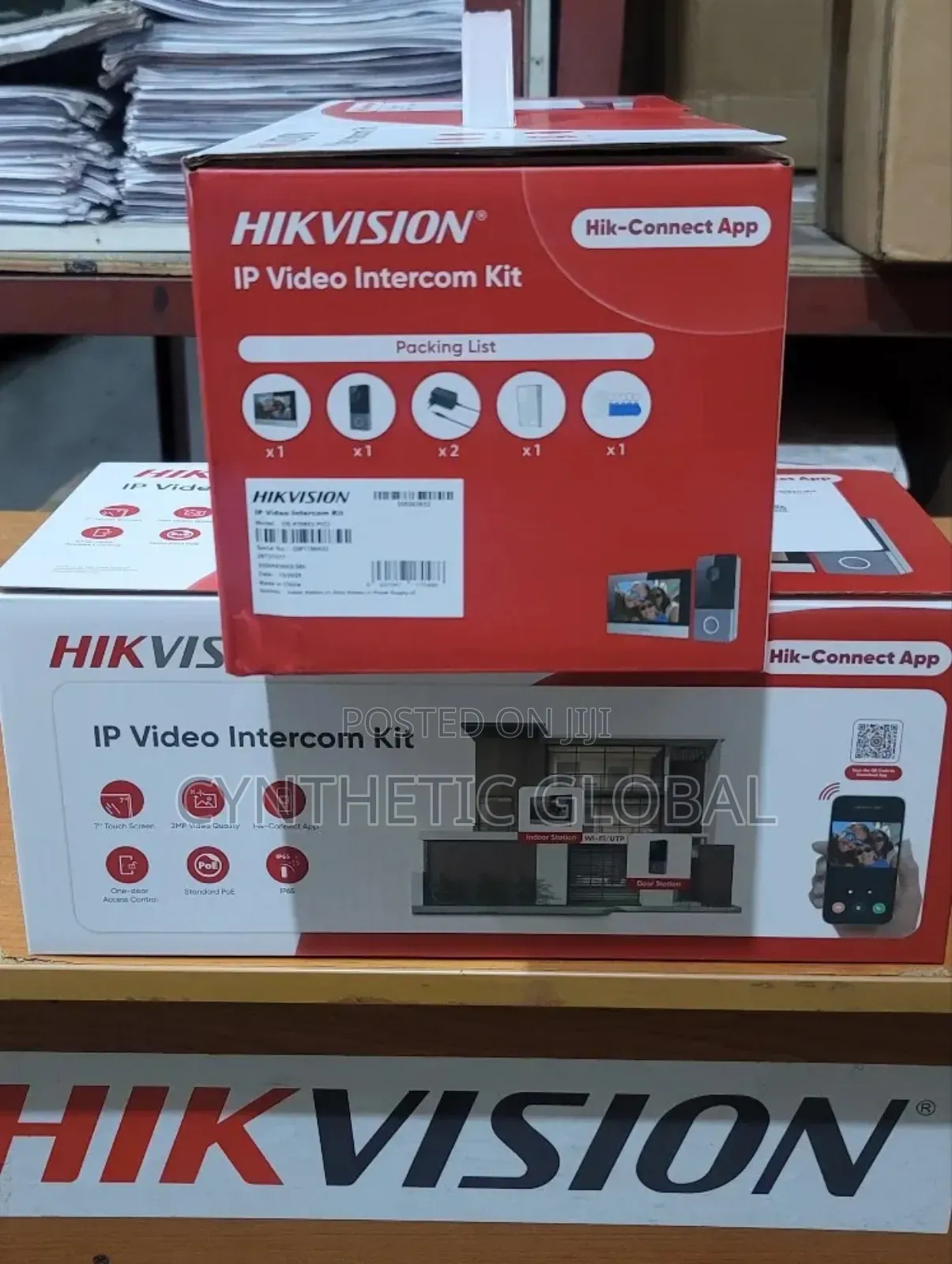 Ds_kis603p New Hikvision Ip Video Doorphone