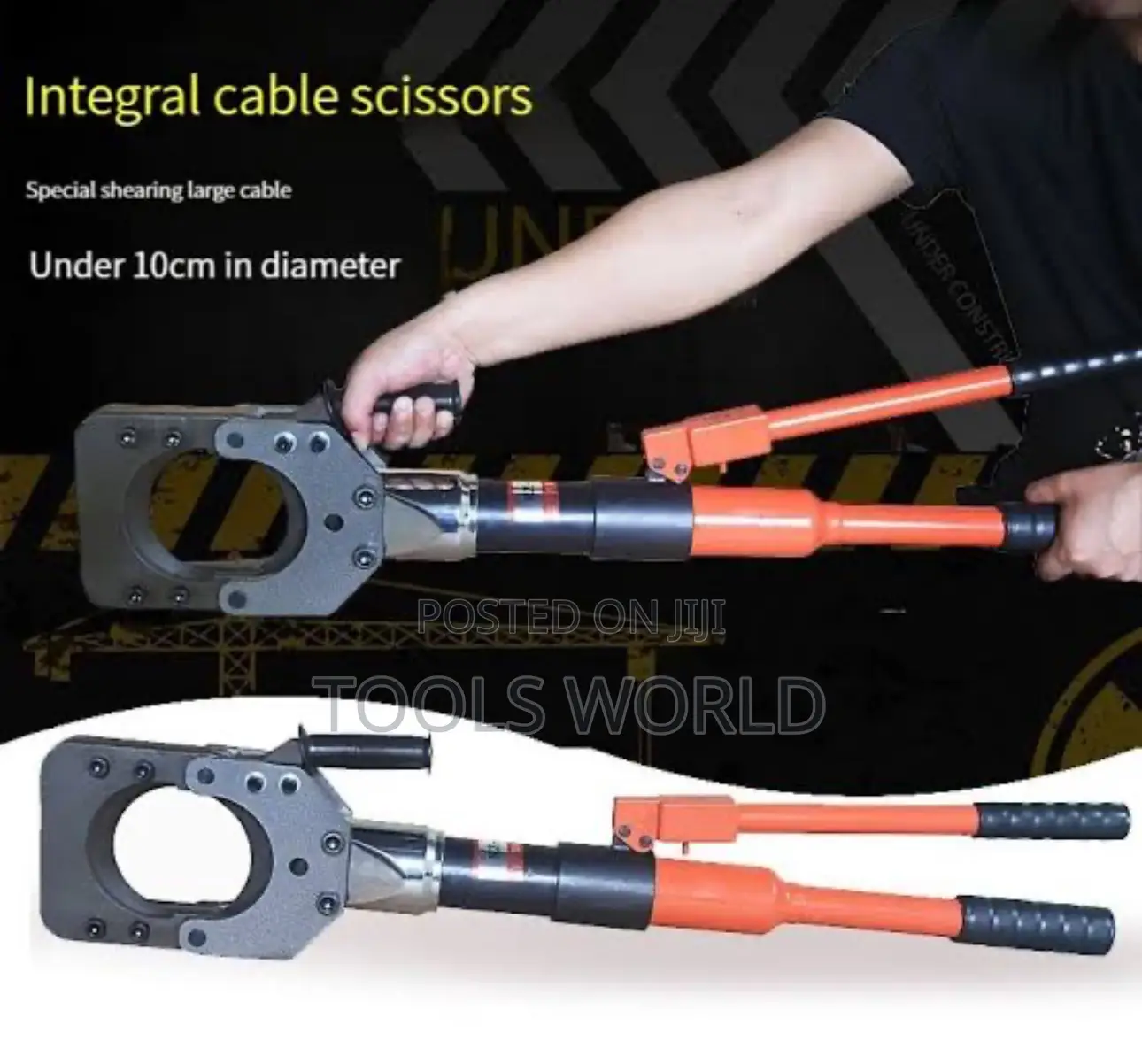 Power for Clean Cable Cuts – 400mm Hydraulic Cable Cutter