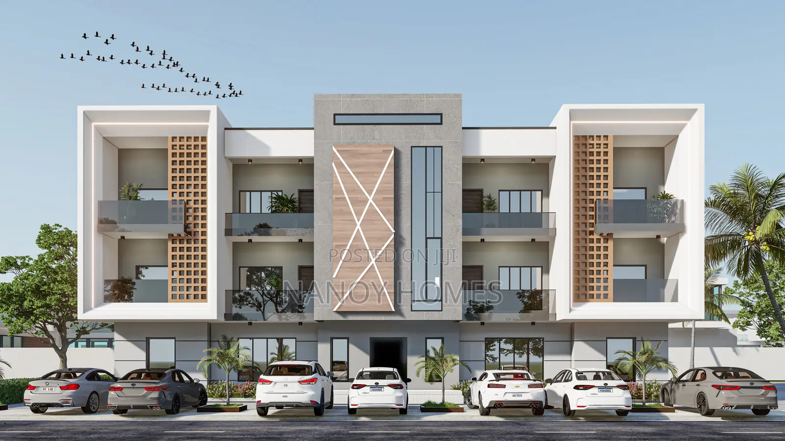 1000sqm Plot for 6 Units of 3 Bedroom Apartments Oakwood Park, Hutu