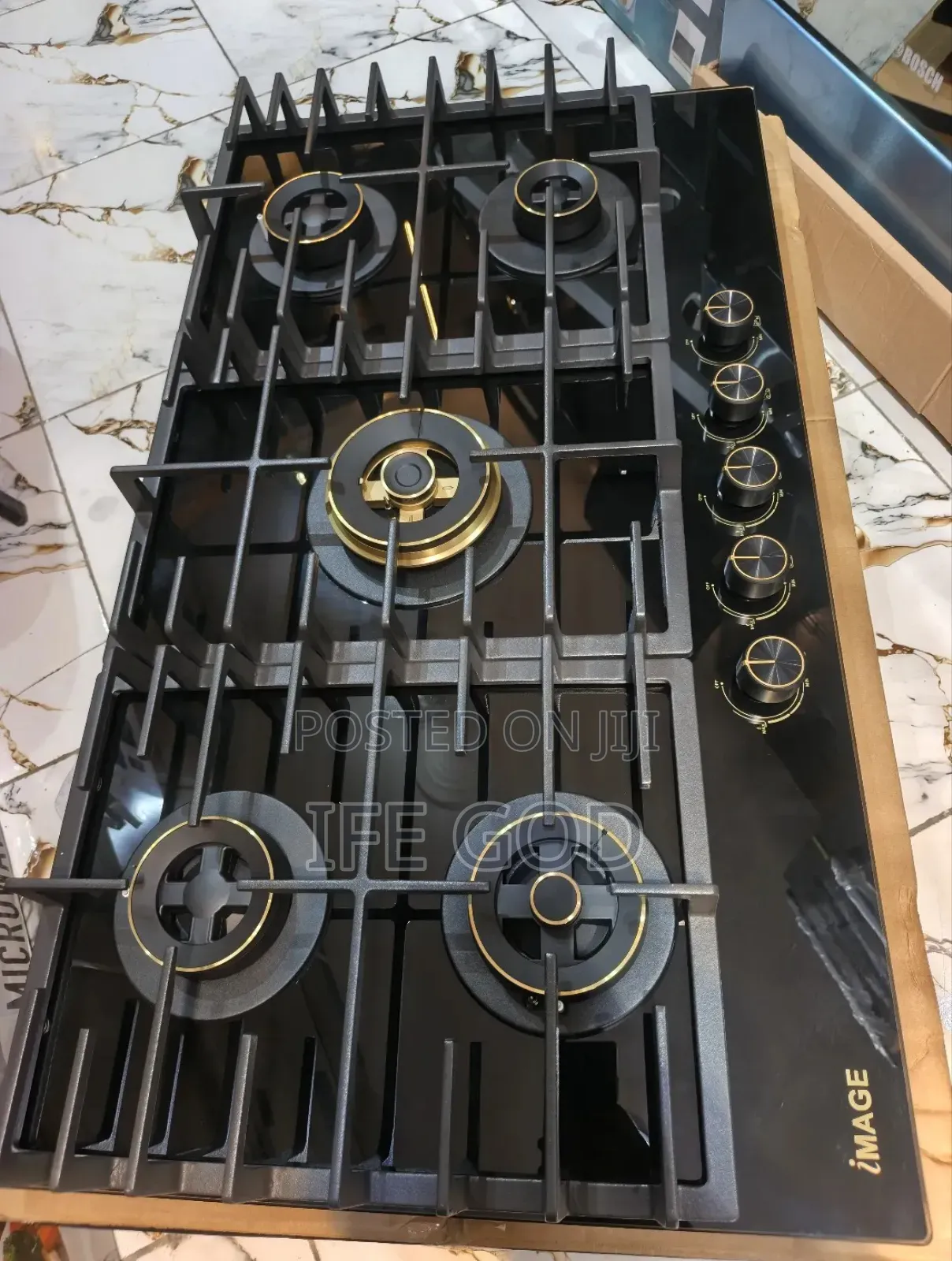 Original High Quality Image Built-in Premium 5 Burners Gas Cooker Hob