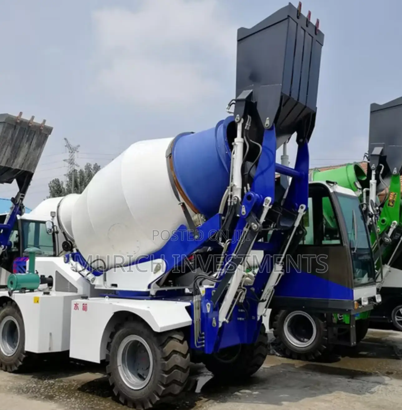 All-in-One 4 Cubic Concrete Mixer Truck for on-Site Mixing Transport