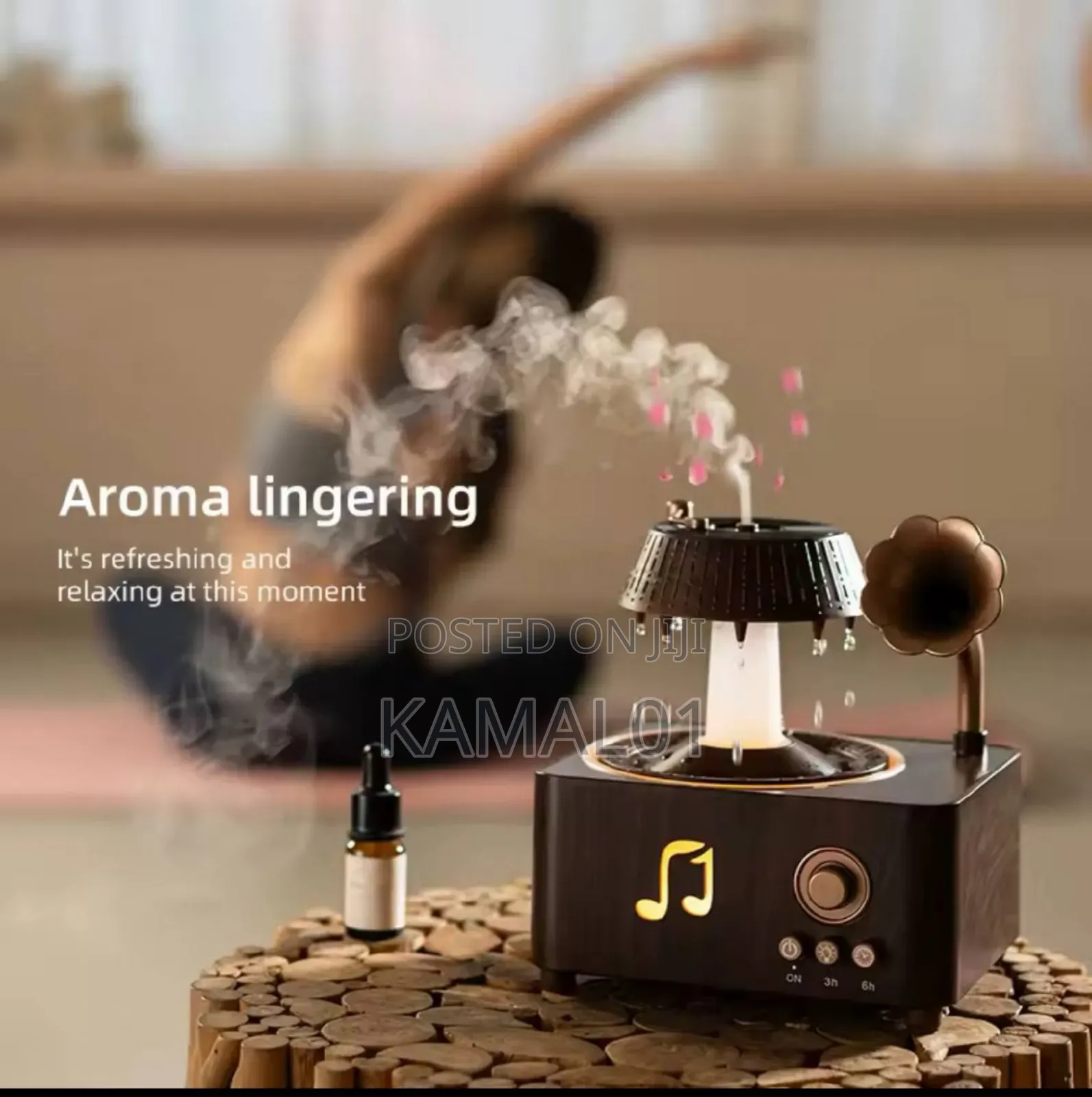 Rotating Raindrop Air Humidifier Music Box