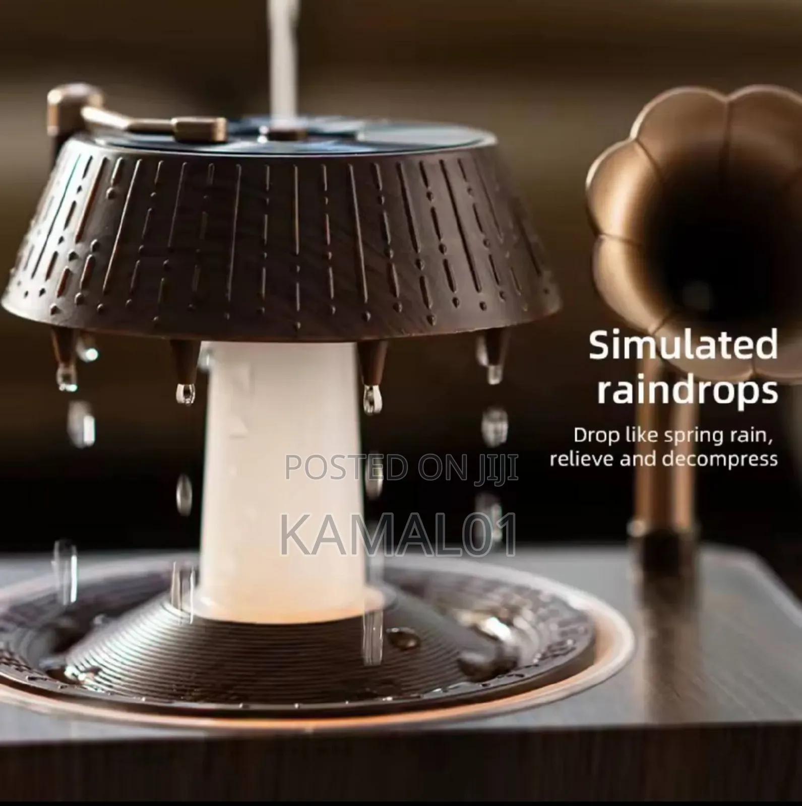 Rotating Raindrop Air Humidifier Music Box