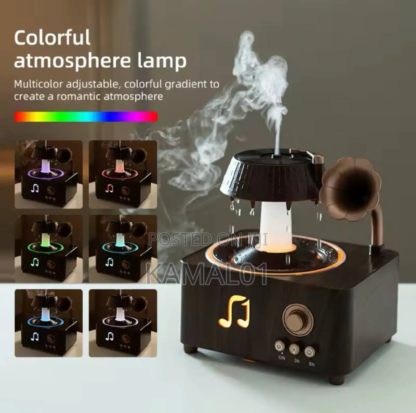 Rotating Raindrop Air Humidifier Music Box