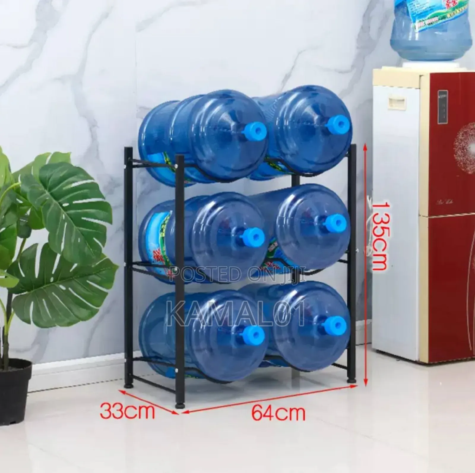 Double Mineral Water Rack Stand 6 Bottle