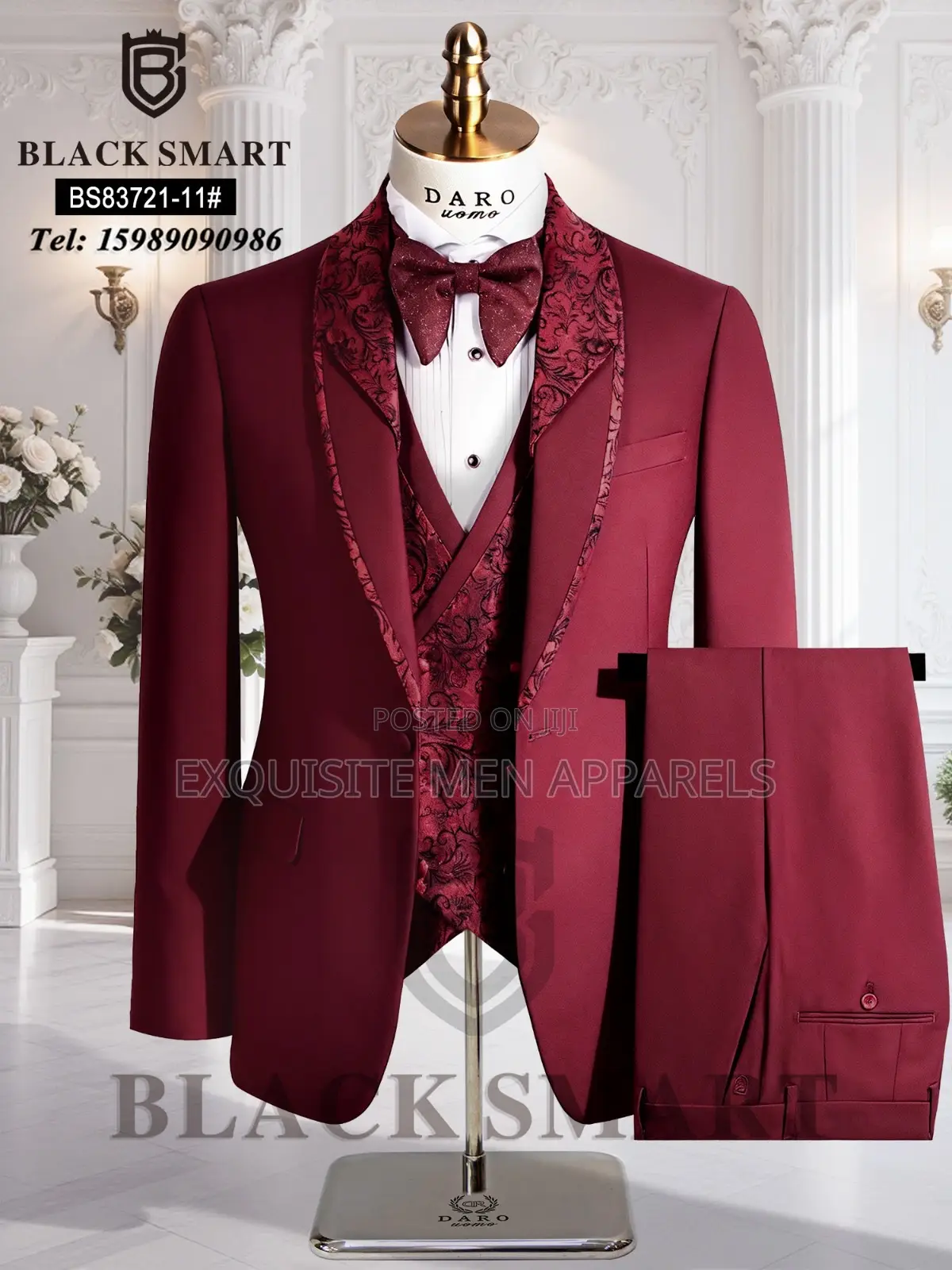 Exclusive Designers Turkish Blacksmart Tuxedo Men’S Suit