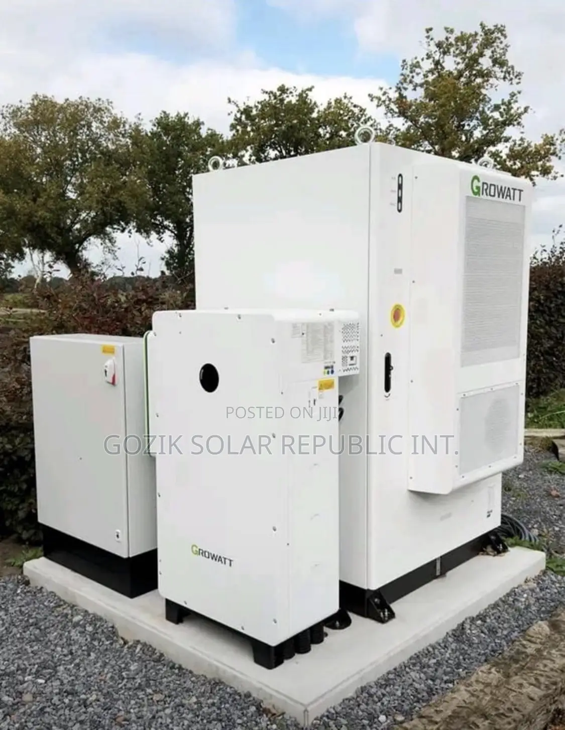 Growatt 100kva Inverter Along With 209kwh Lithium Ion Battery System