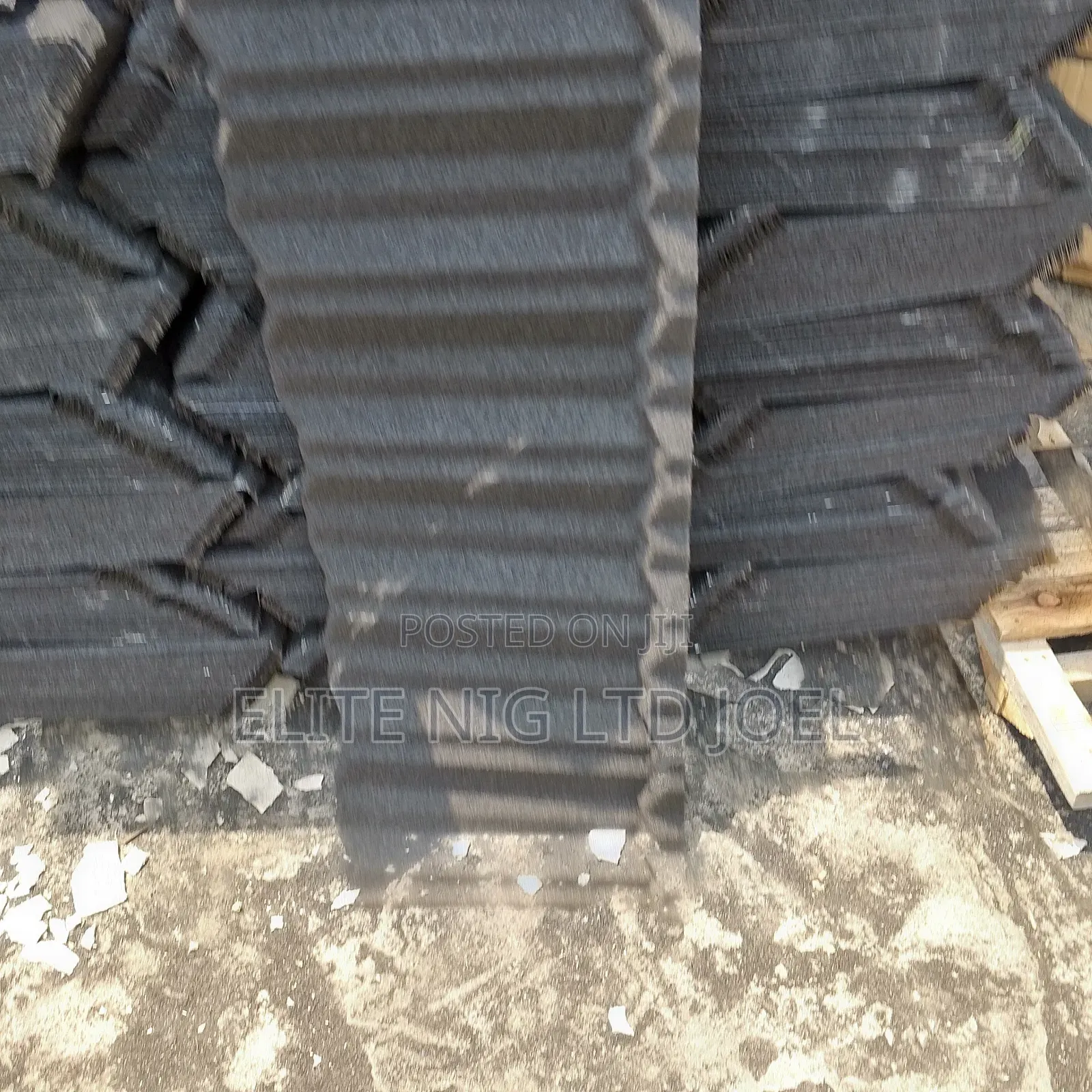 Everlasting Black Classic Gerard Stone Coated Roofing Sheet in Ajah