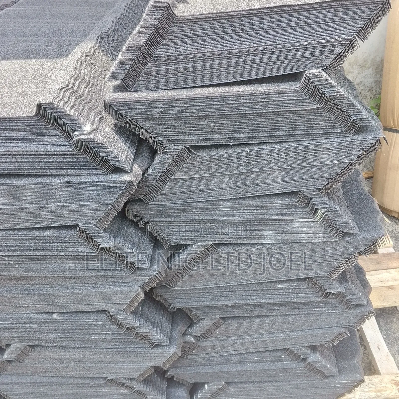 Everlasting Black Classic Gerard Stone Coated Roofing Sheet in Ajah