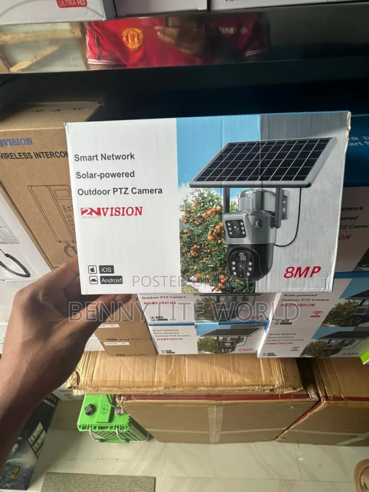 4g Eseecloud Dual Lens Solar CCTV Camera
