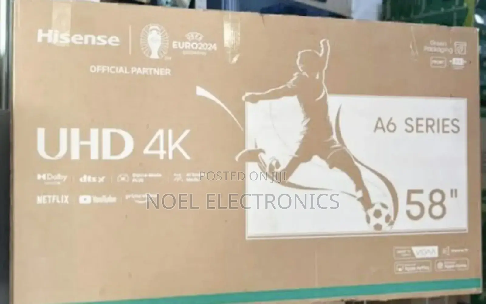 Hisense 58" A6 Series Uhd Smart Tv