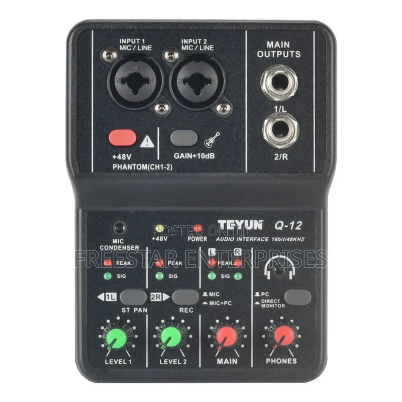 Teyun Q12 Professional High Fidelity Sound Card.